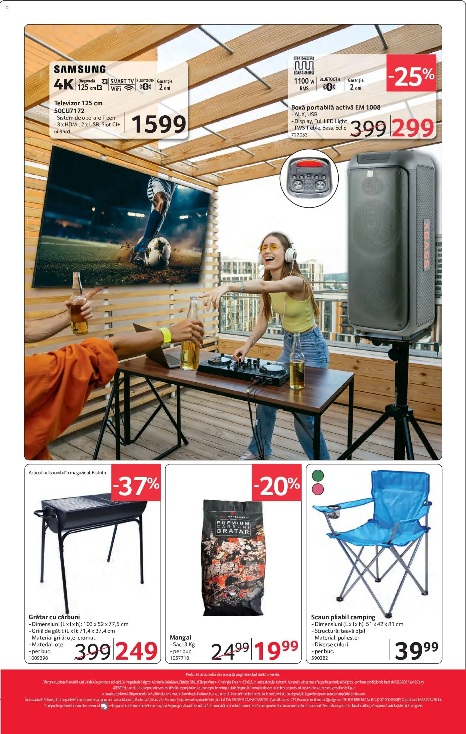 Noul catalog Selgros – valabil de la 12.06.2026 | Pagină: 26 | Produse: Televizor, Usb, Babak, Boxă portabilă