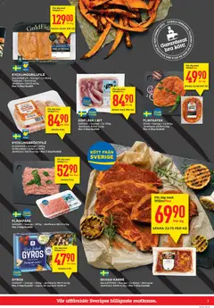 FLÄSKFÄRS, Sverige 800g Jämförpris 66:13 kr/kg Max 3 köp/hushåll - Förhandsvisning av reklamblad från butik Willys aktuell från 27.04.2026 | Sida: 3