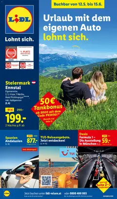 Lidl Mai/Juni Reise - Highlights ab 12.05.2026 gültig