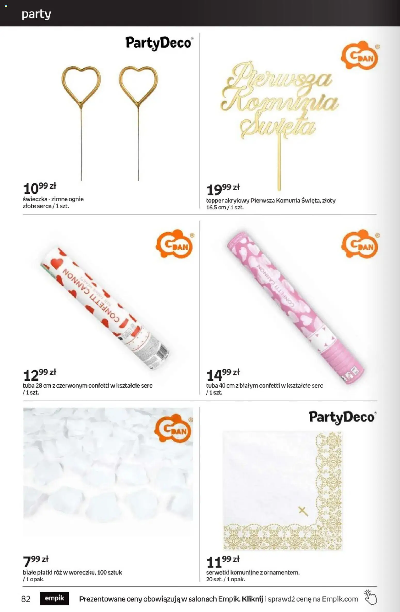 Empik promocje od 03.06.2026 | Strona: 82 | Produkty: Róż, Płatki, Zimne ognie