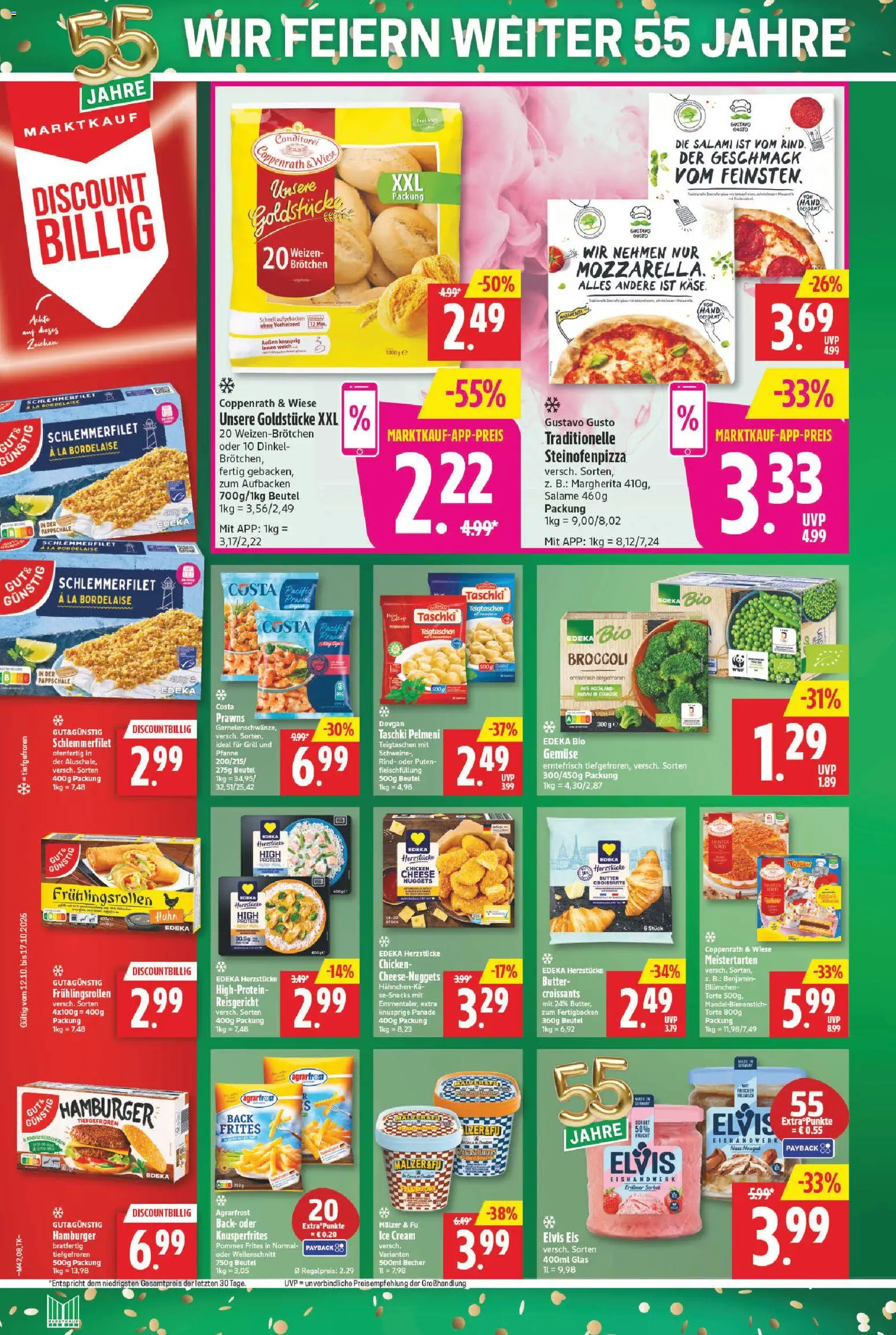 Marktkauf Prospekt – gültig ab 12.10.2026 | Seite: 8 | Produkte: Gustavo gusto, Grill, Butter, Pommes frites