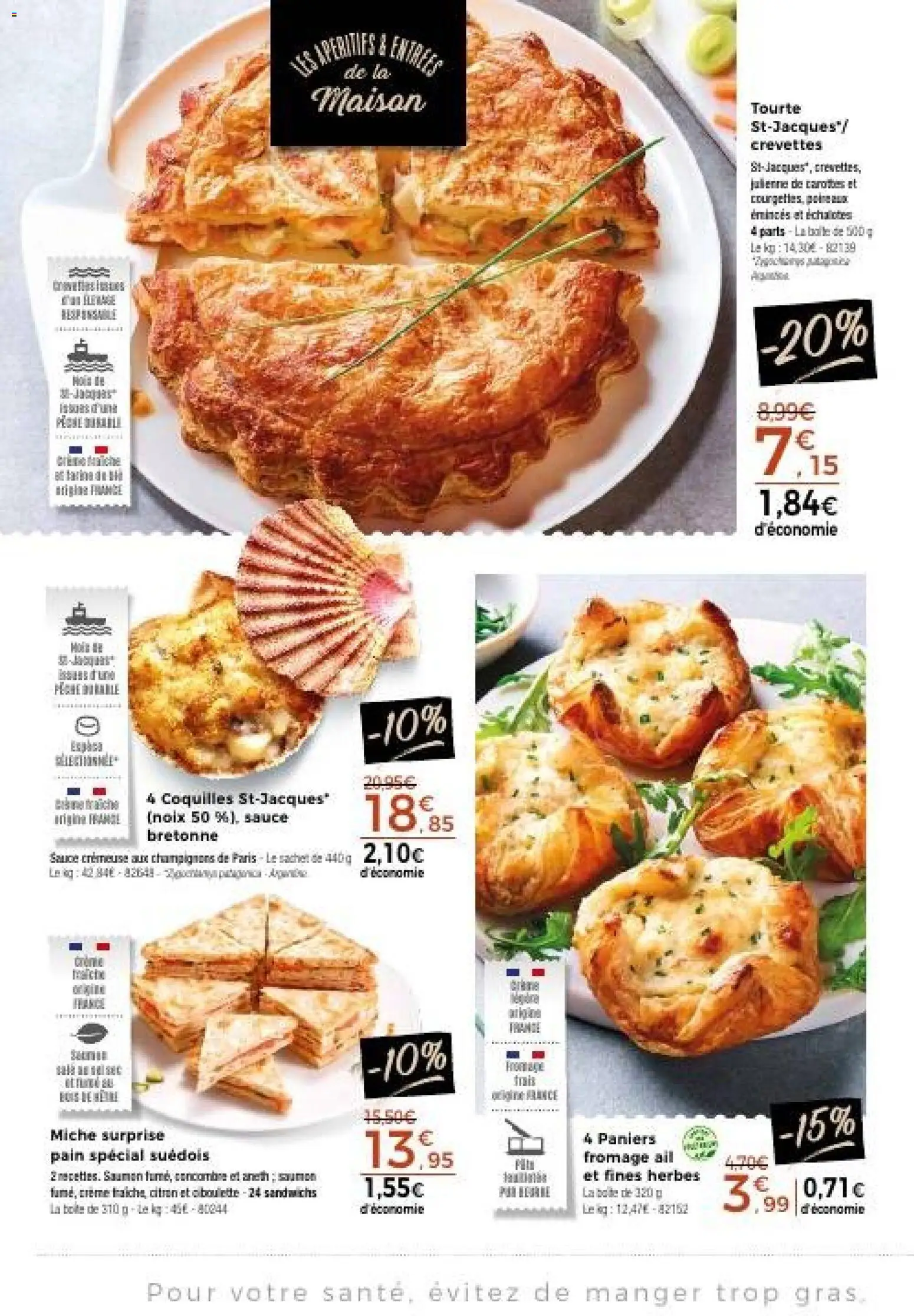 {H1} | Page: 10 | Produits: Concombre, Échalotes, Fromage, Crème