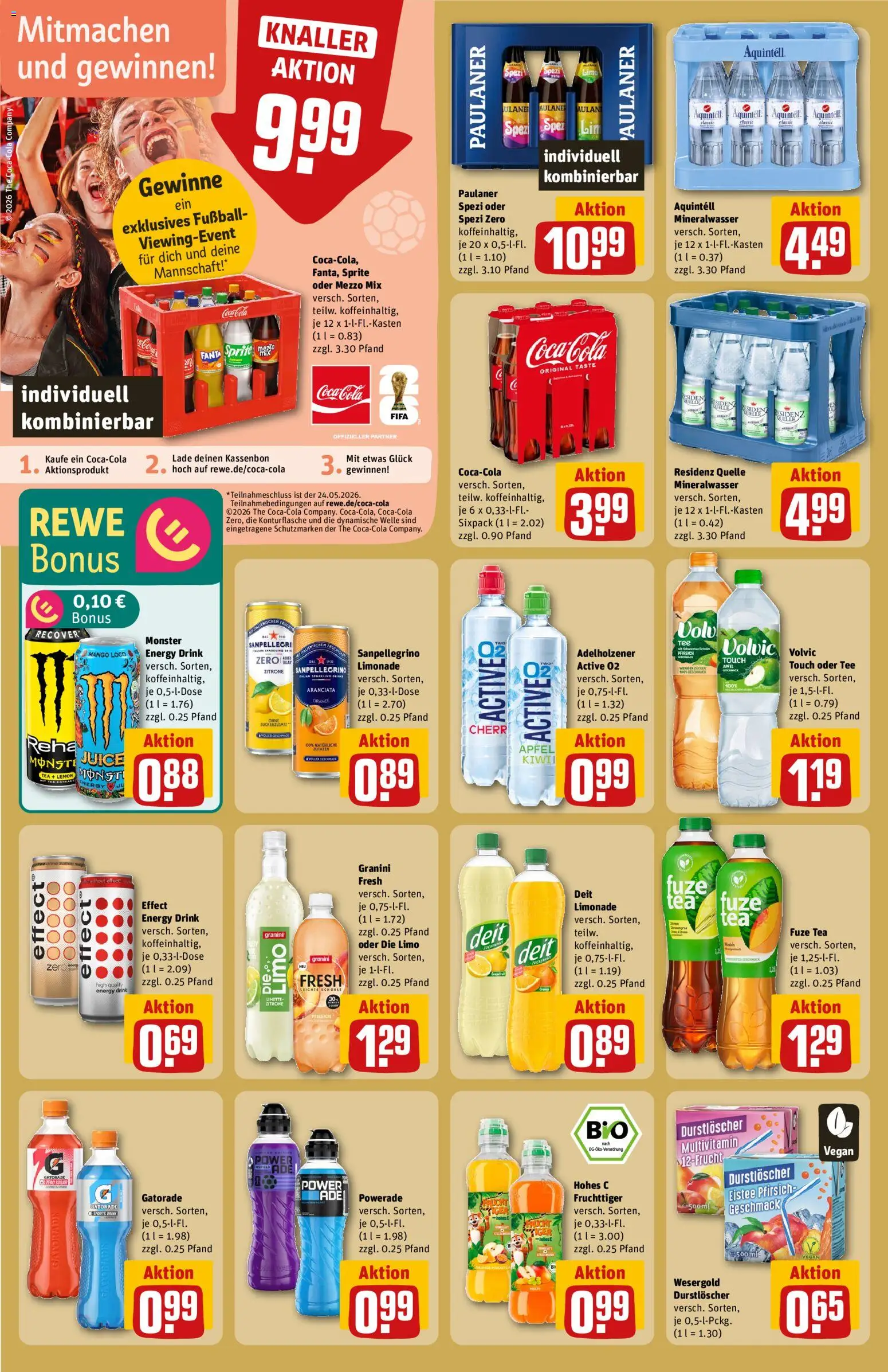 {H1} | Pagina: 22 | Producten: Coca Cola, Fanta, Limonade, Gatorade