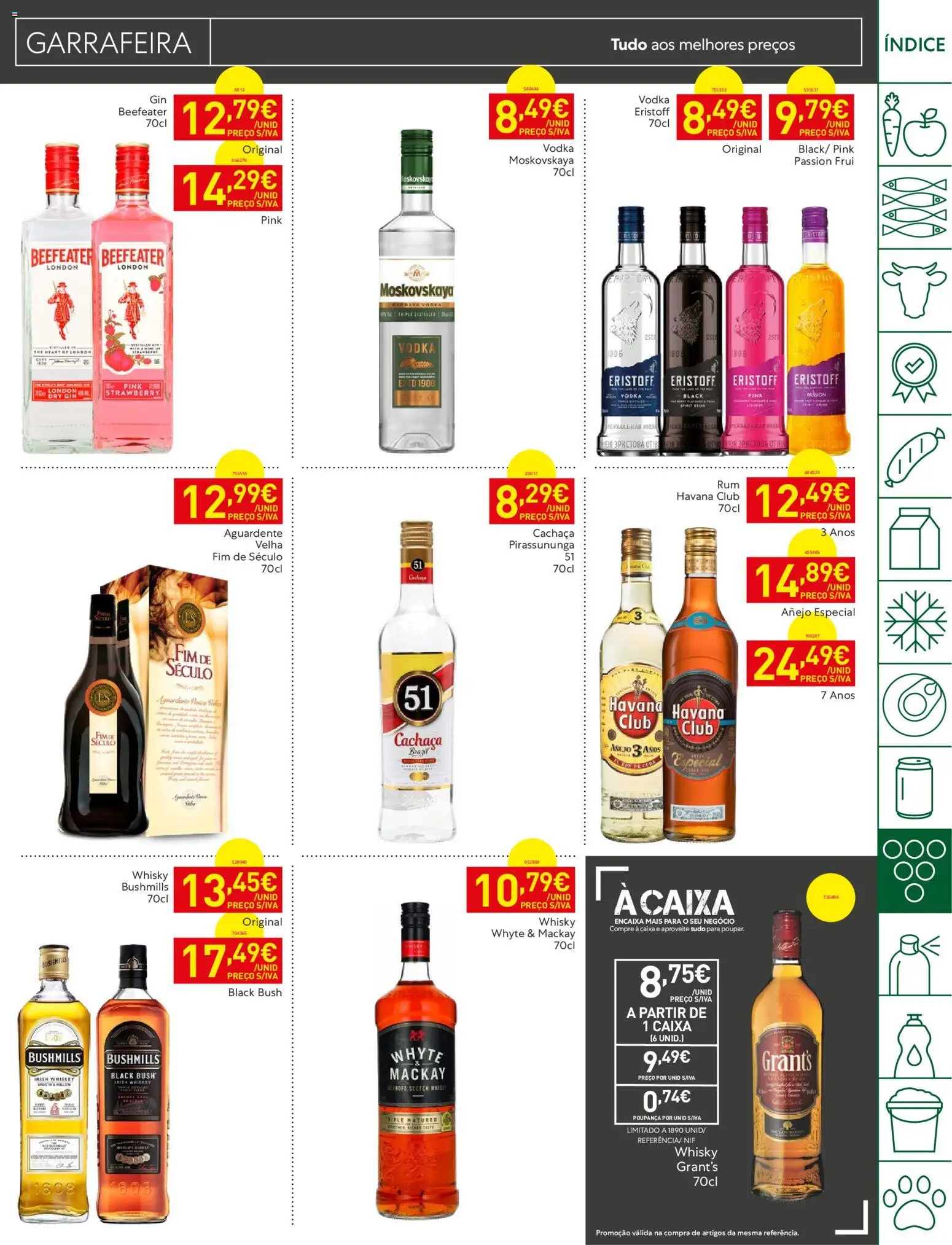 Recheio folheto │ válido de 23/06/2026 | Página: 31 | Produtos: Whisky, Cachaça, Caixa, Vodka