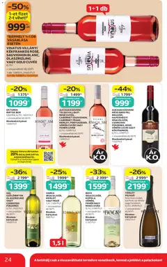 OSTOROS BIRTOK BOR, több féle, 0,75 l, 1833 Ft/l - amely érvényes a következő dátumtól: 2026.07.30. | Oldal: 24