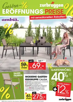 Zurbrüggen Eröffnungs-Preise ab 27.04.2026 gültig