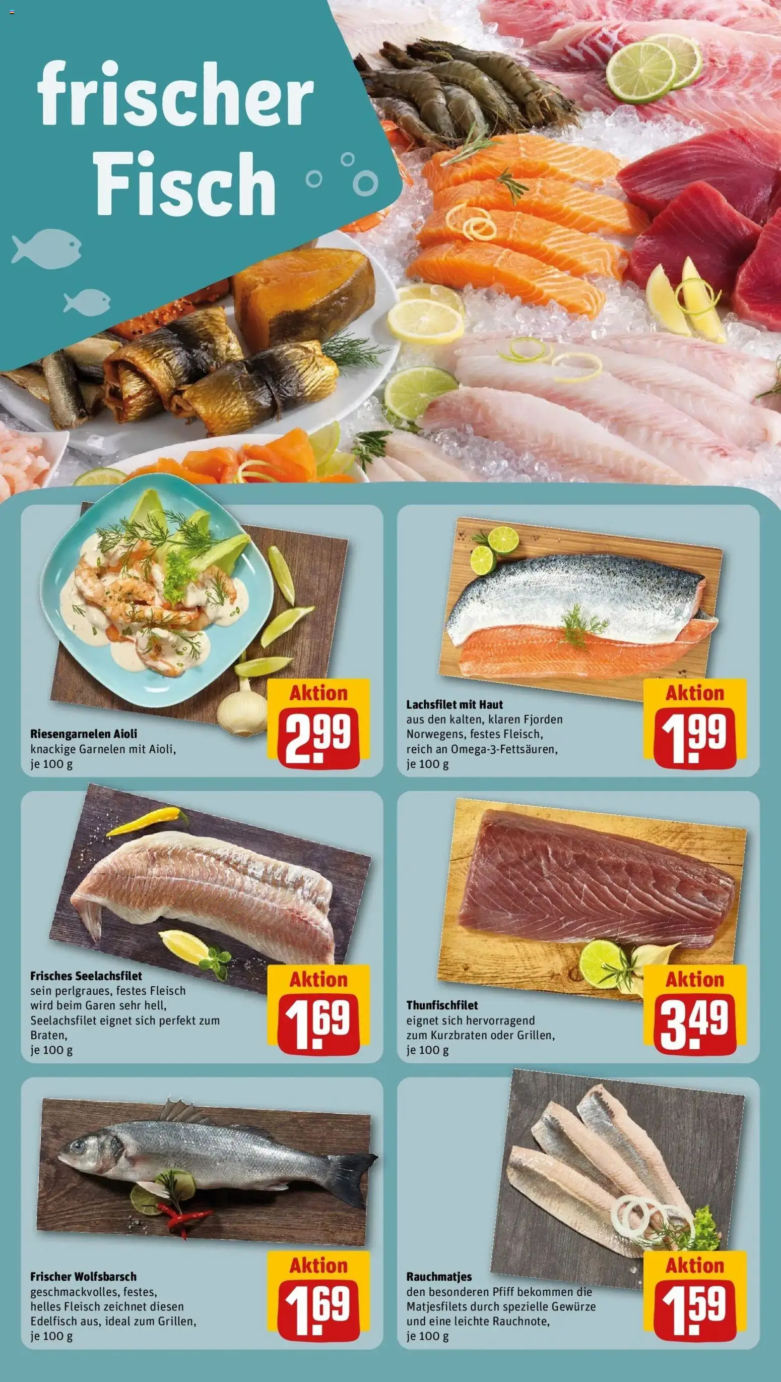 REWE Prospekt ab 31.08.2026 zum Blättern » Angebote | Seite: 37 | Produkte: Garnelen, Fisch, Gewürze, Fleisch
