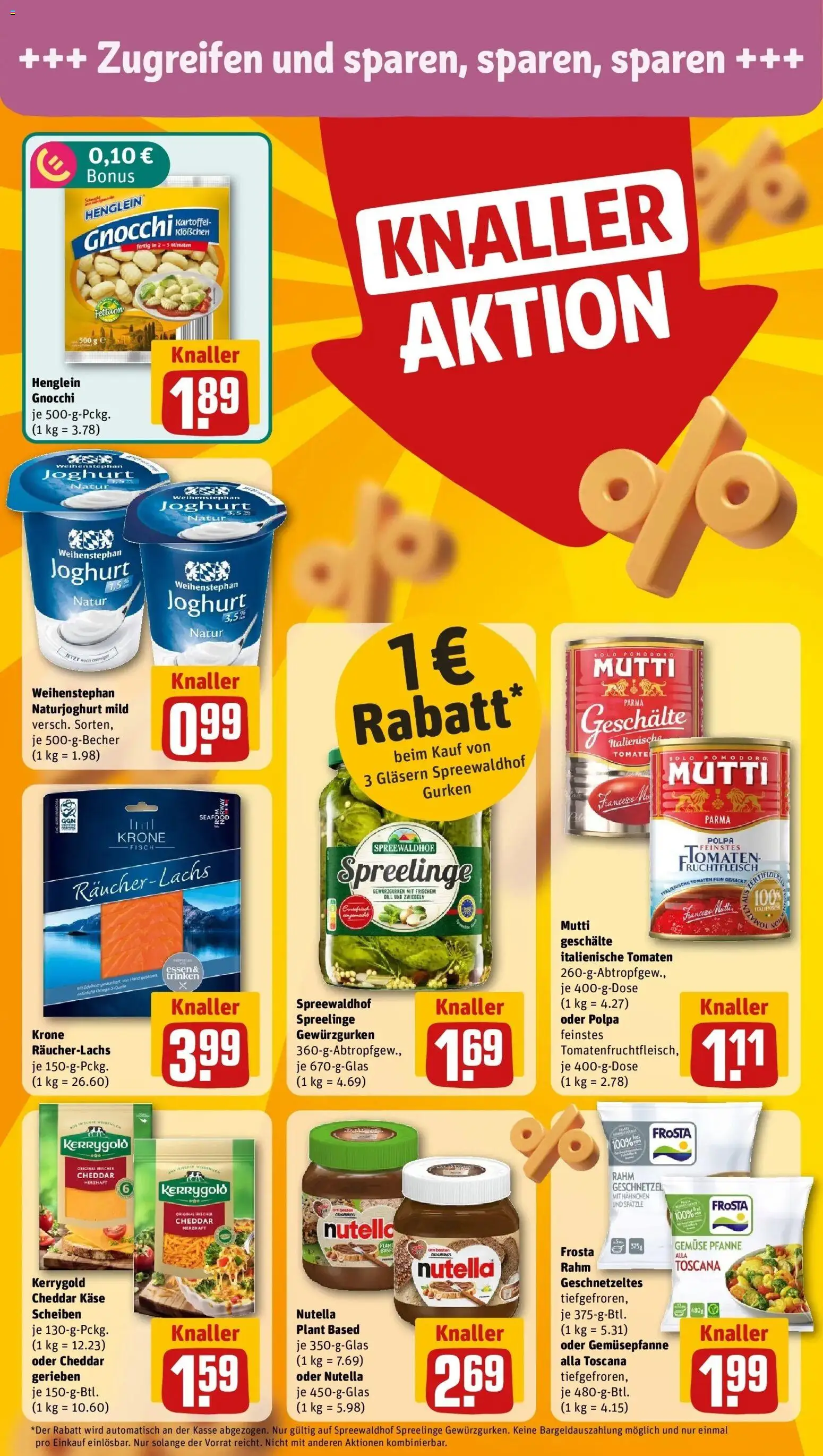 REWE Prospekt ab 21.09.2026 zum Blättern » Angebote | Seite: 4 | Produkte: Käse, Frosta, Räucherlachs, Dill