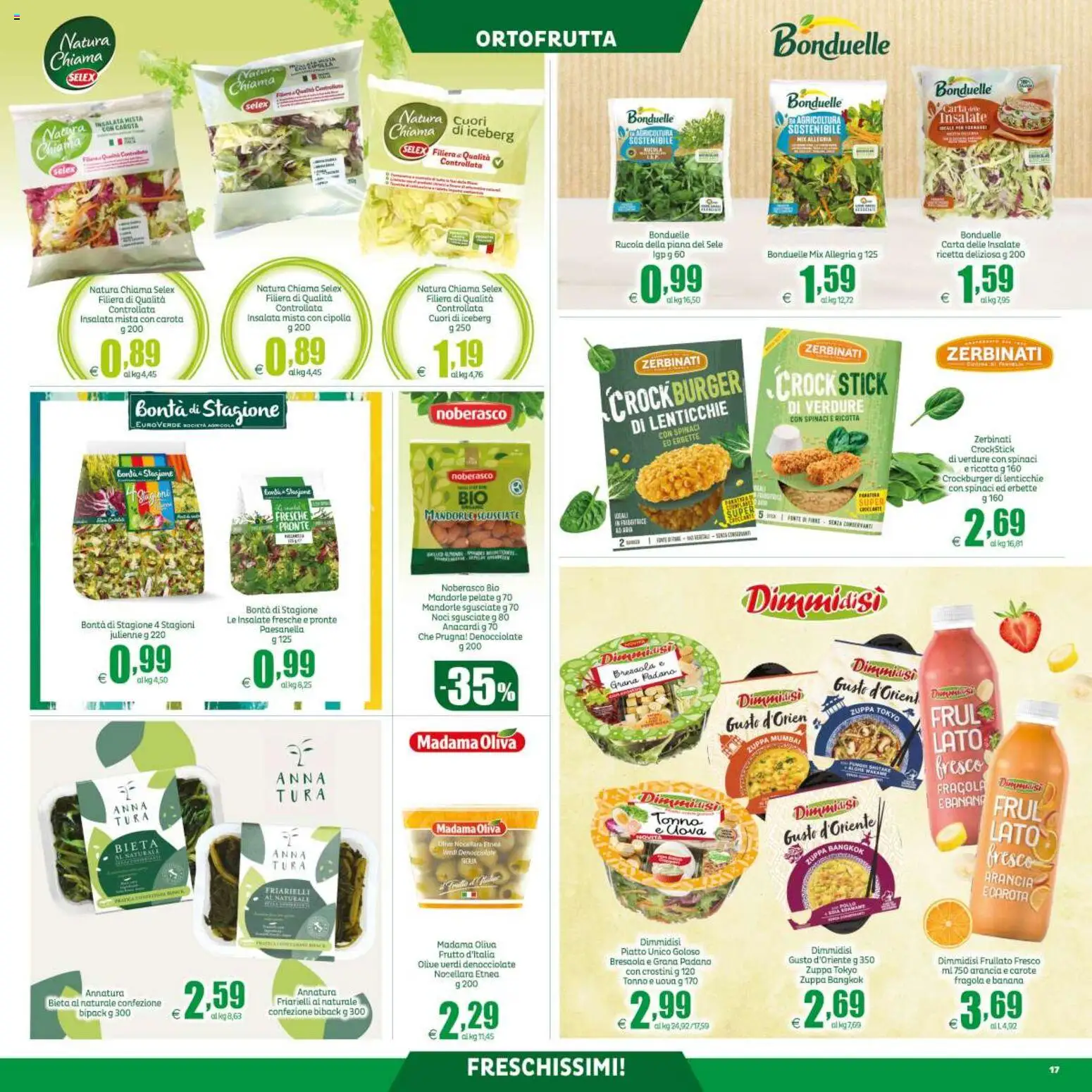 Volantino Elite Supermercati del 08.05.2026 | Pagina: 17 | Prodotti: Carote, Crostini, Tonno, Piatto