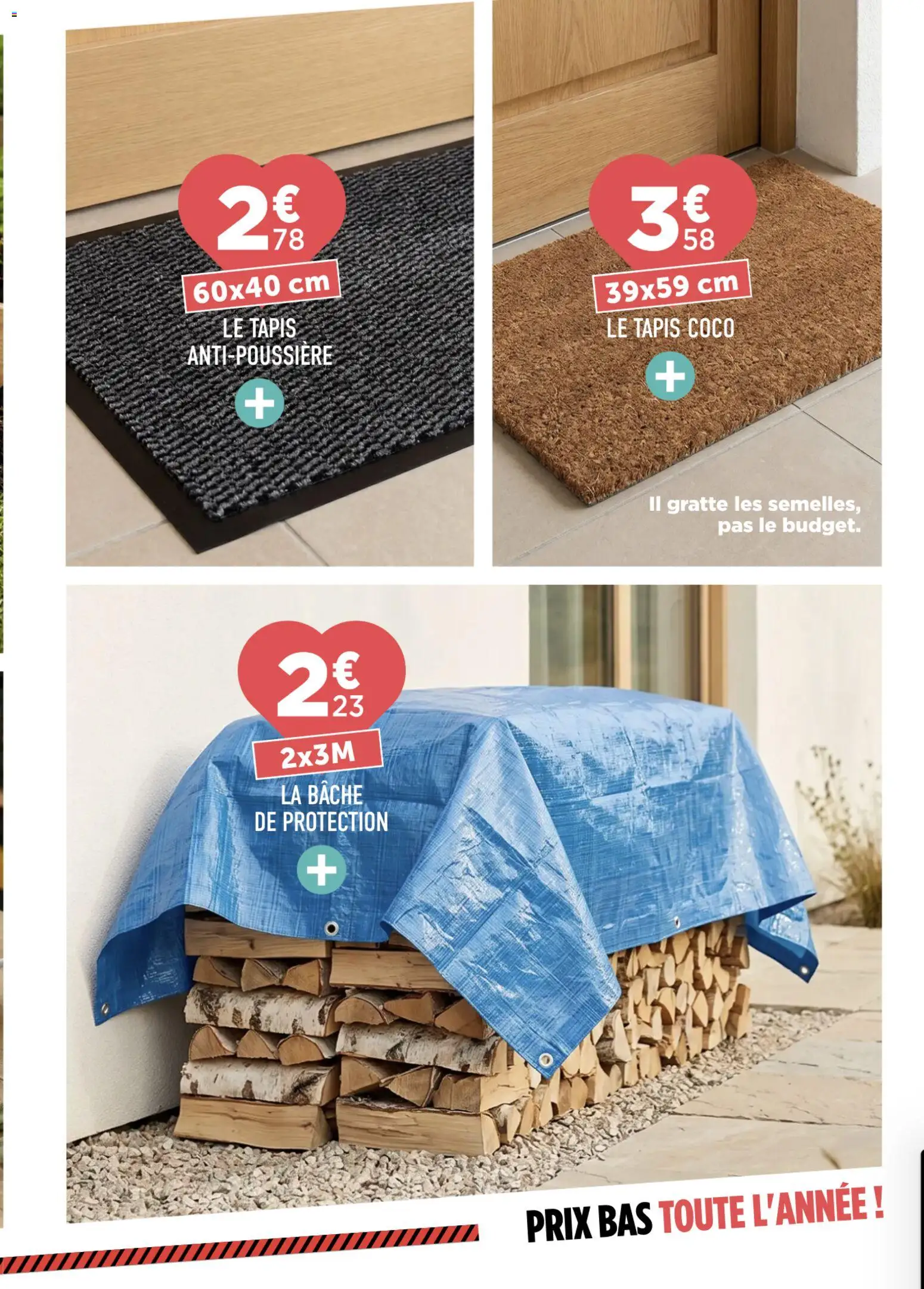 {H1} | Page: 23 | Produits: Bâche, Coco, Bâche de protection, Tapis