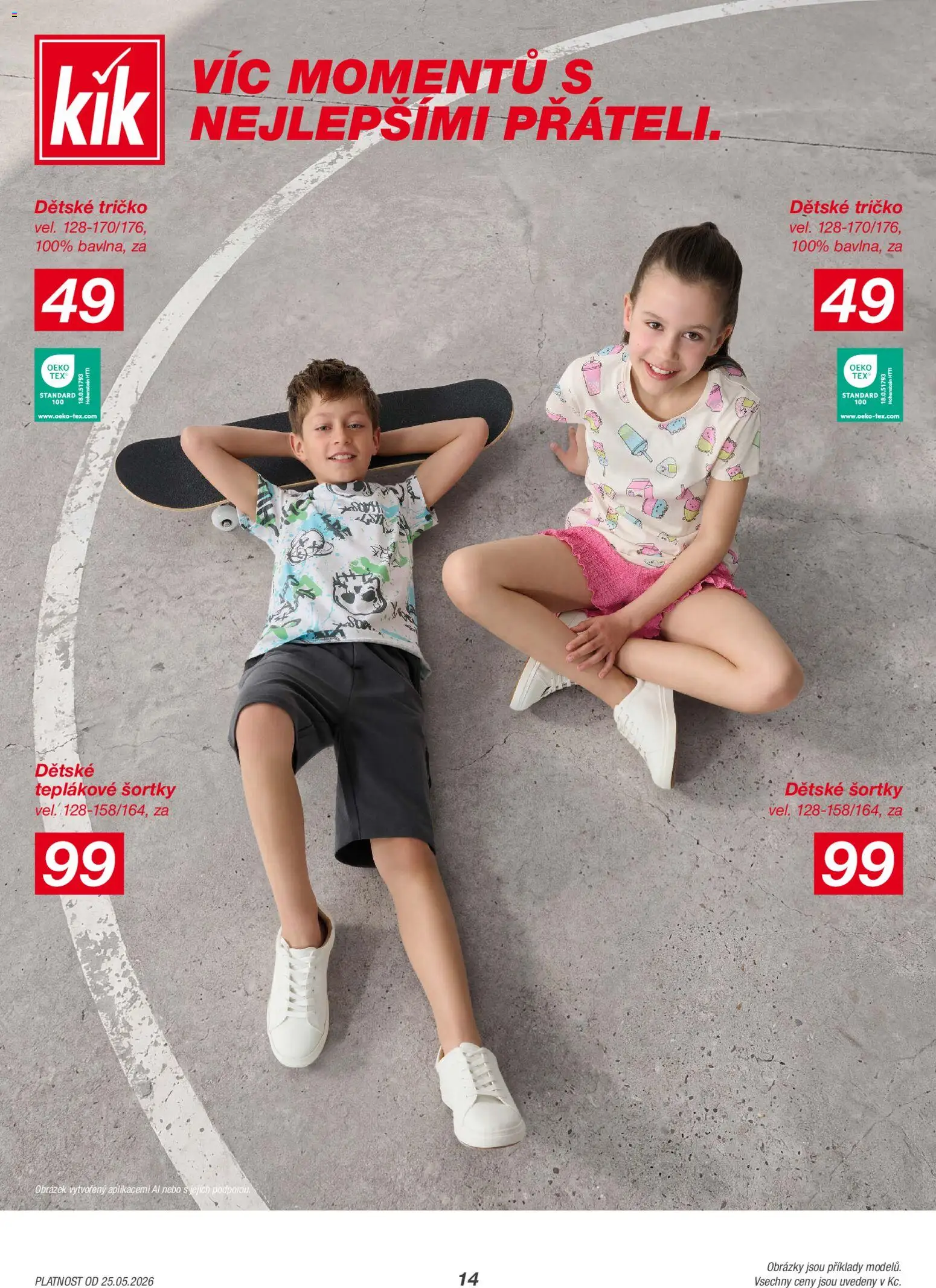 Kik leták od 25.05.2026 | Strana: 14 | Produkty: Tričko