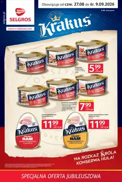 Pogląd oferty "Selgros cash&carry gazetka - Specjalna oferta jubileuszowa" - ważna od 27.08.2026