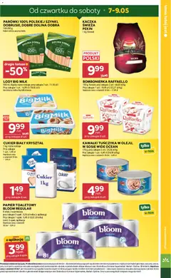 Pogląd oferty "Stokrotka gazetka" - ważna od 07.05.2026 | Strona: 18 | Produkty: Papier toaletowy, Stokrotka, Bombonierka, Big Milk