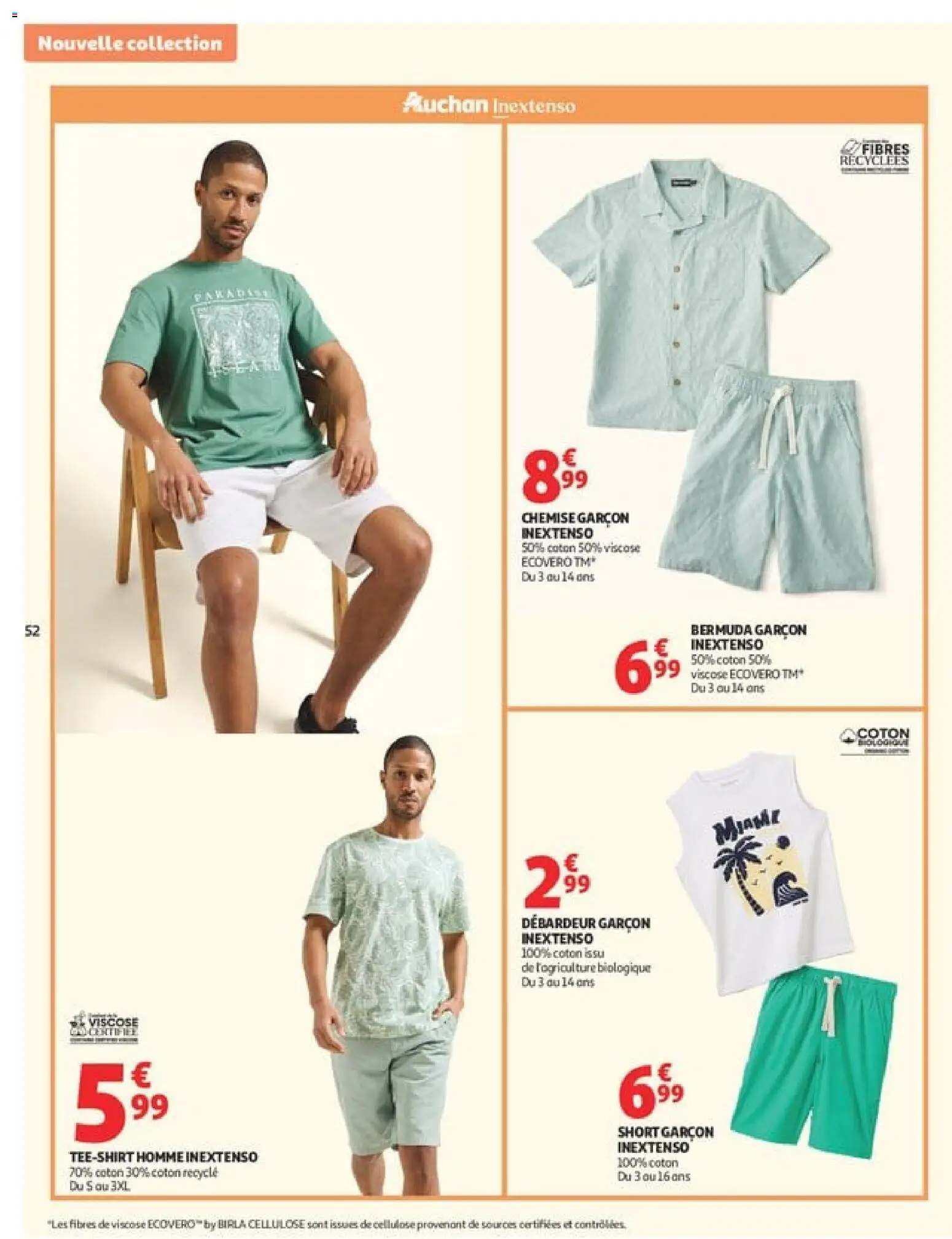 {H1} | Page: 52 | Produits: Bermuda, Coton, Chemise, Débardeur