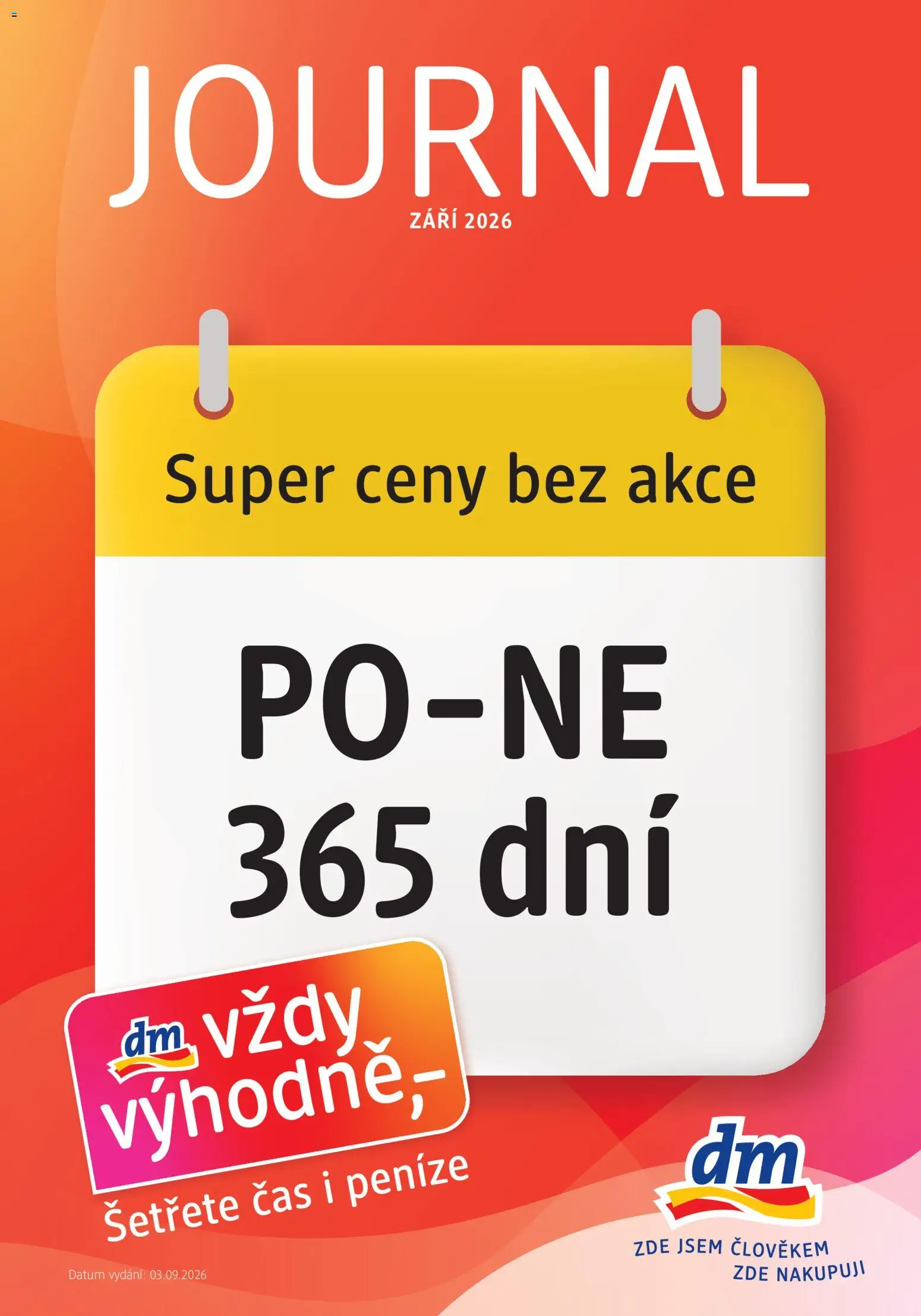dm drogerie leták od 03.09.2026 | Strana: 1