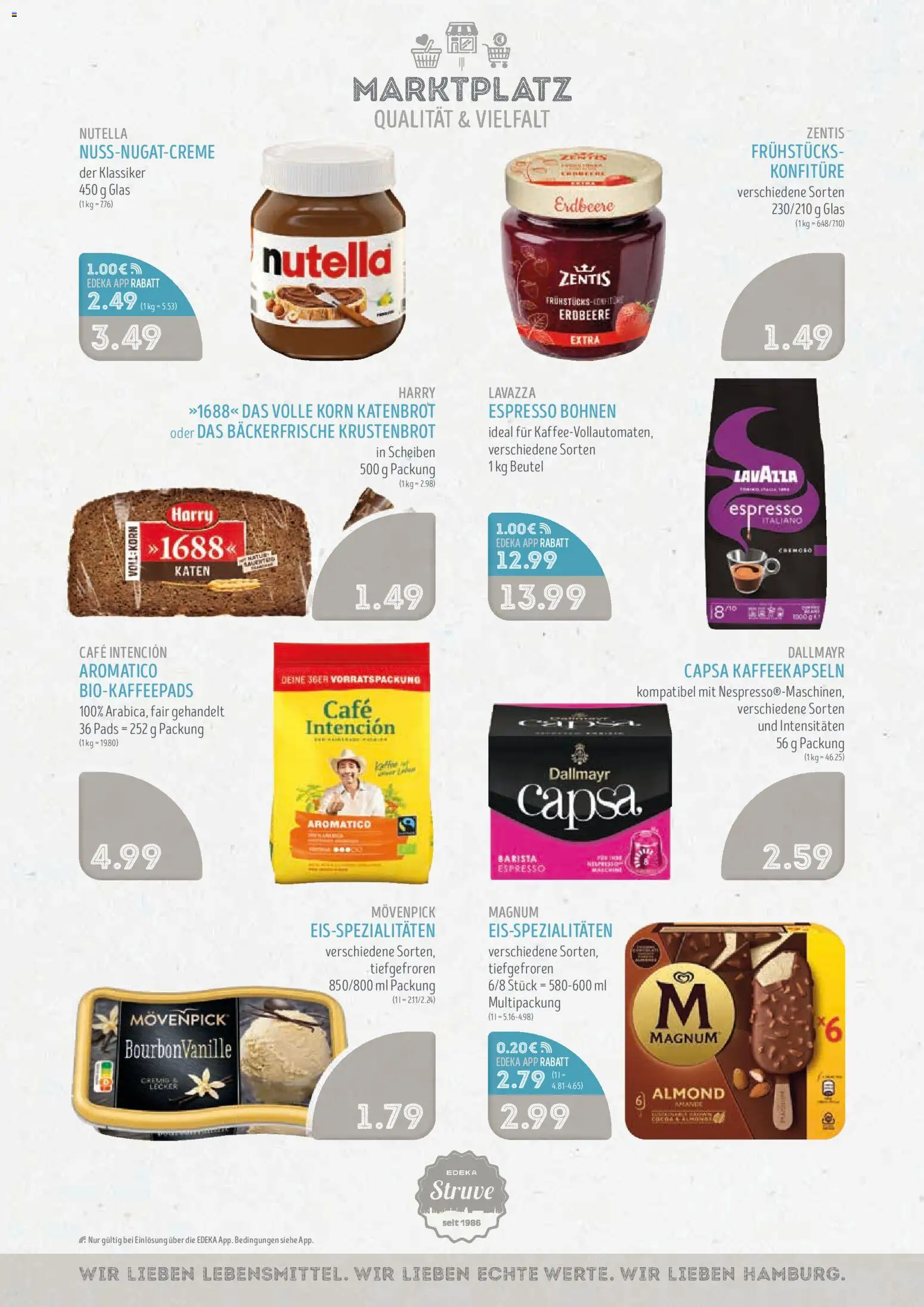Edeka Struve Prospekt – gültig ab 14.09.2026 | Seite: 10 | Produkte: Lavazza, Nutella, Dallmayr