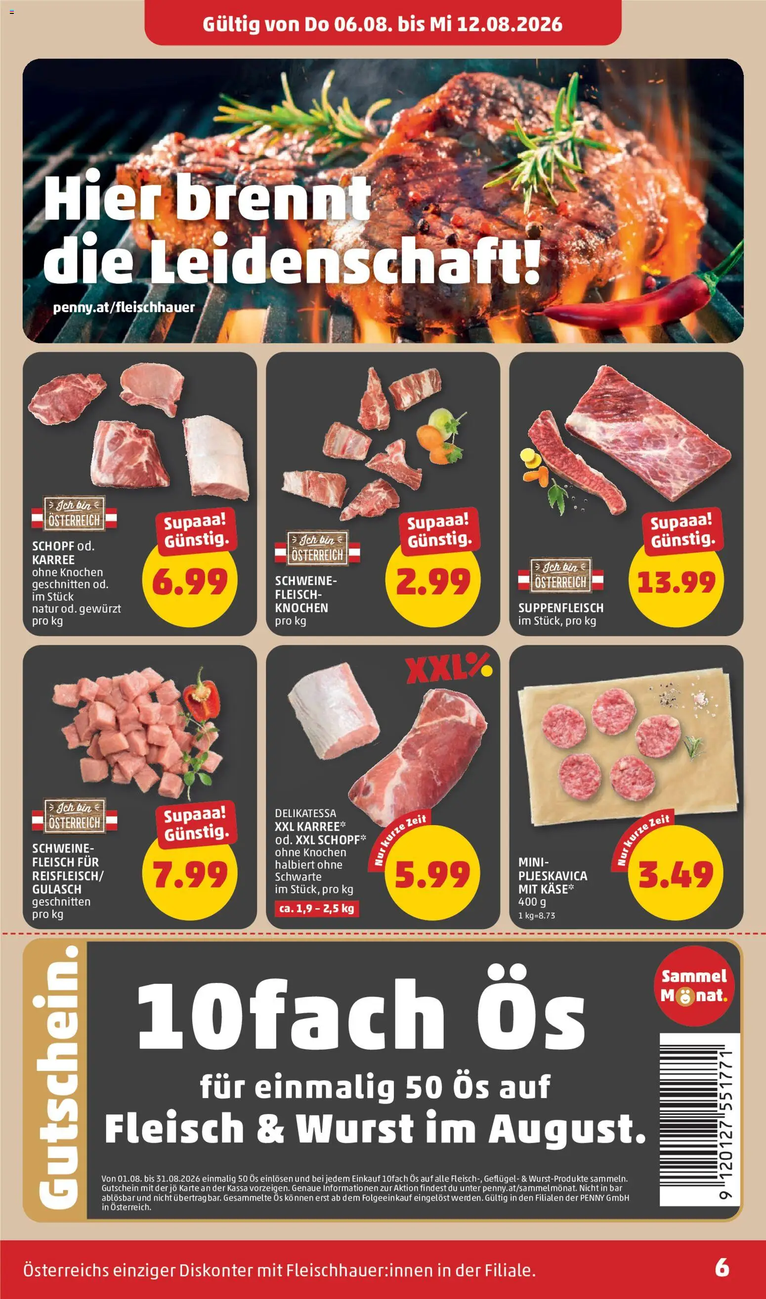 Penny Markt - Flugblatt gültig ab 06.08.2026 | Seite: 6