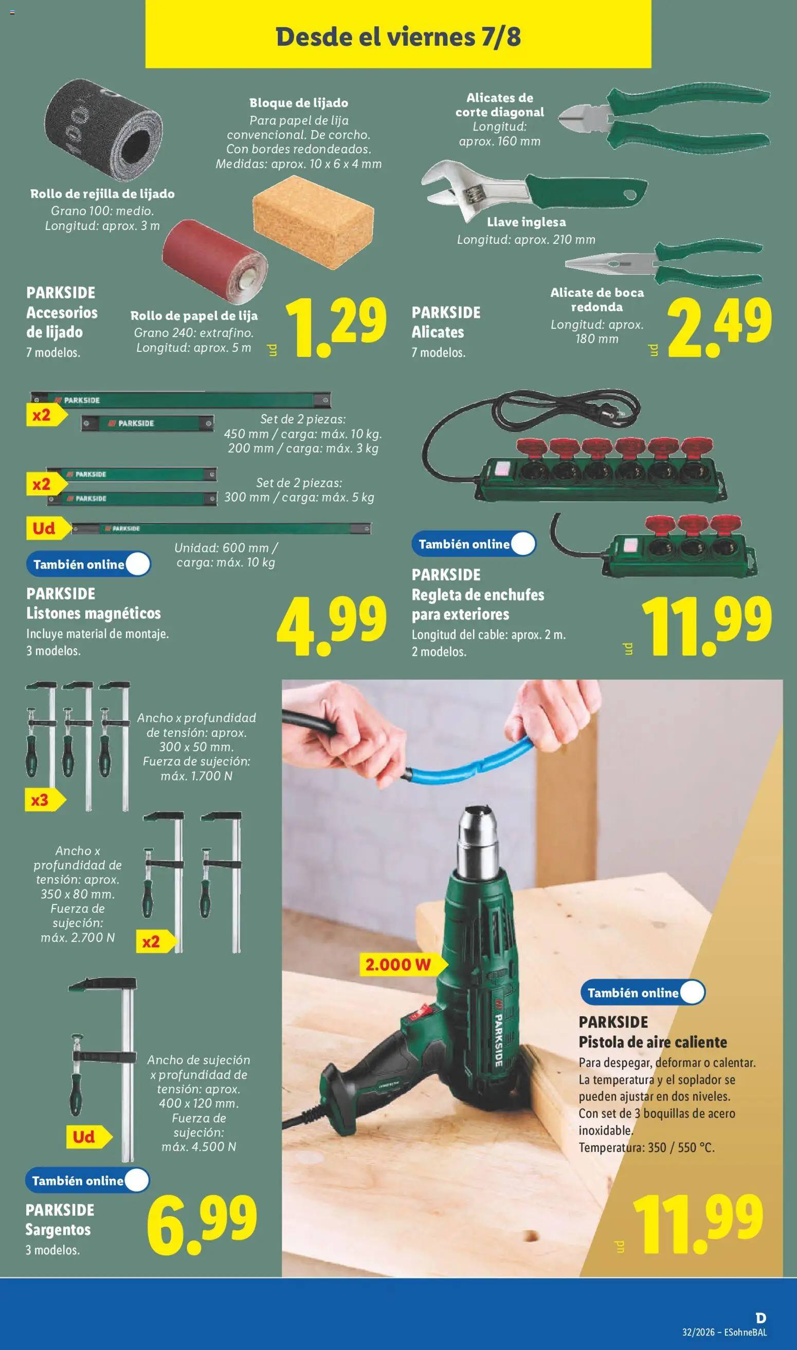 Lidl folleto de bazar │ válido desde el 03/08/2026 | Página: 23 | Productos: Cable