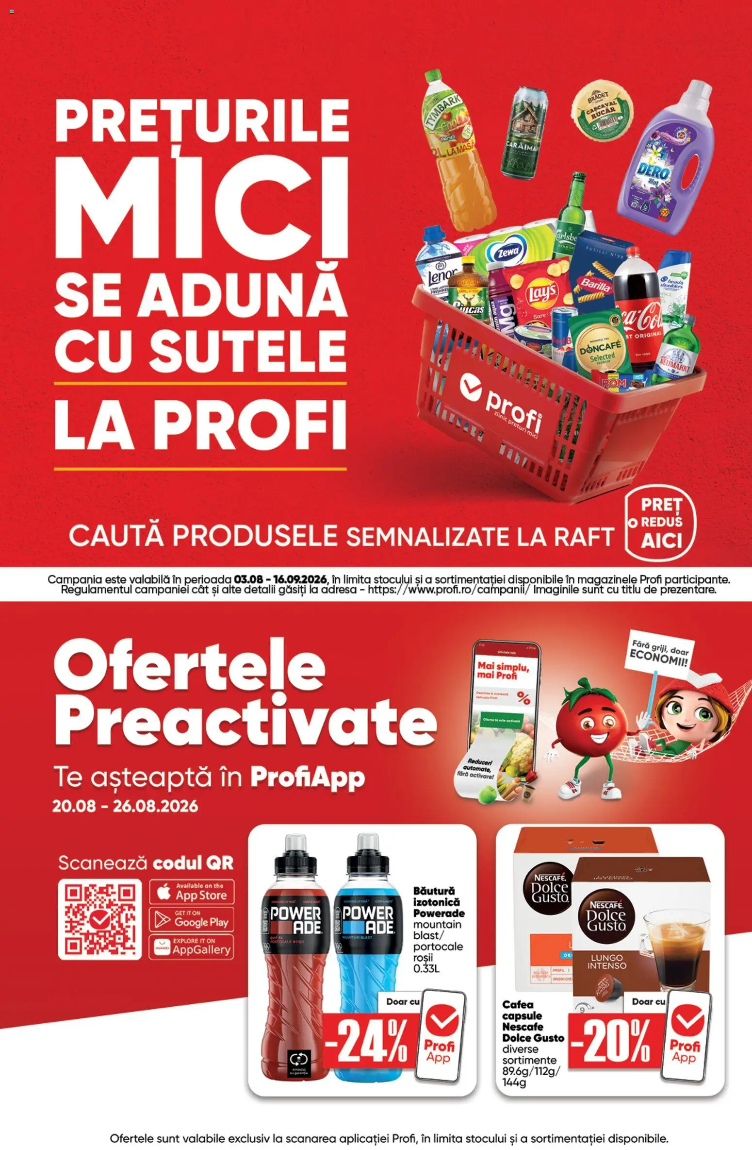 Noul catalog Profi – valabil de la 20.08.2026 | Pagină: 5 | Produse: Mici, Cafea, Roșii, Power