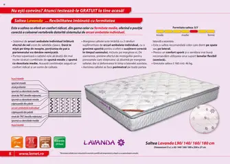 Ofertele Lem’s valabile de la 17.11.2023 | Pagină: 8 | Produse: Pat, Saltea