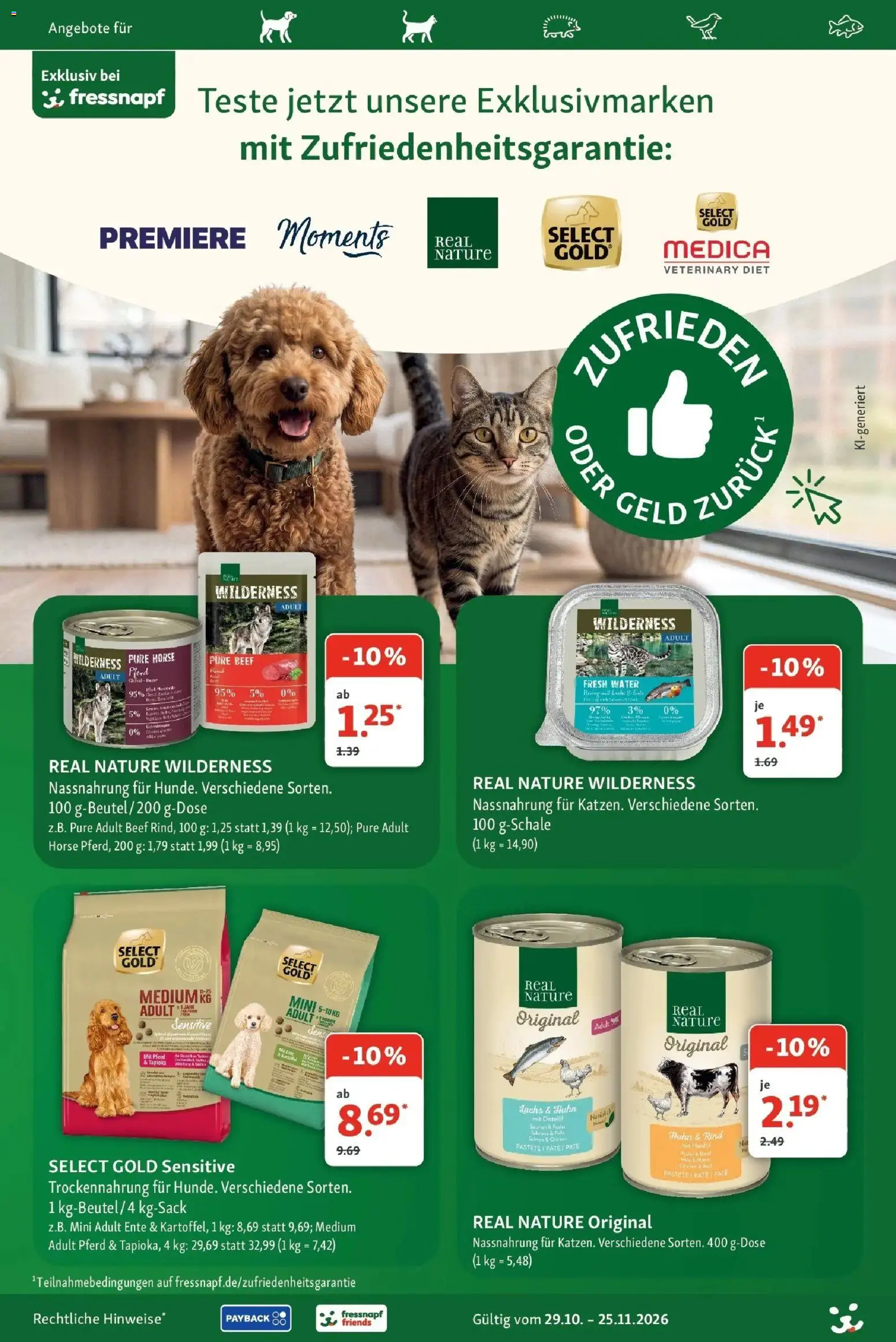 Fressnapf - Fressnapf: Tierisch viel Weihnachten schon den ganzen November (ab 29.10.2026) zum Blättern | Seite: 12 | Produkte: Ente