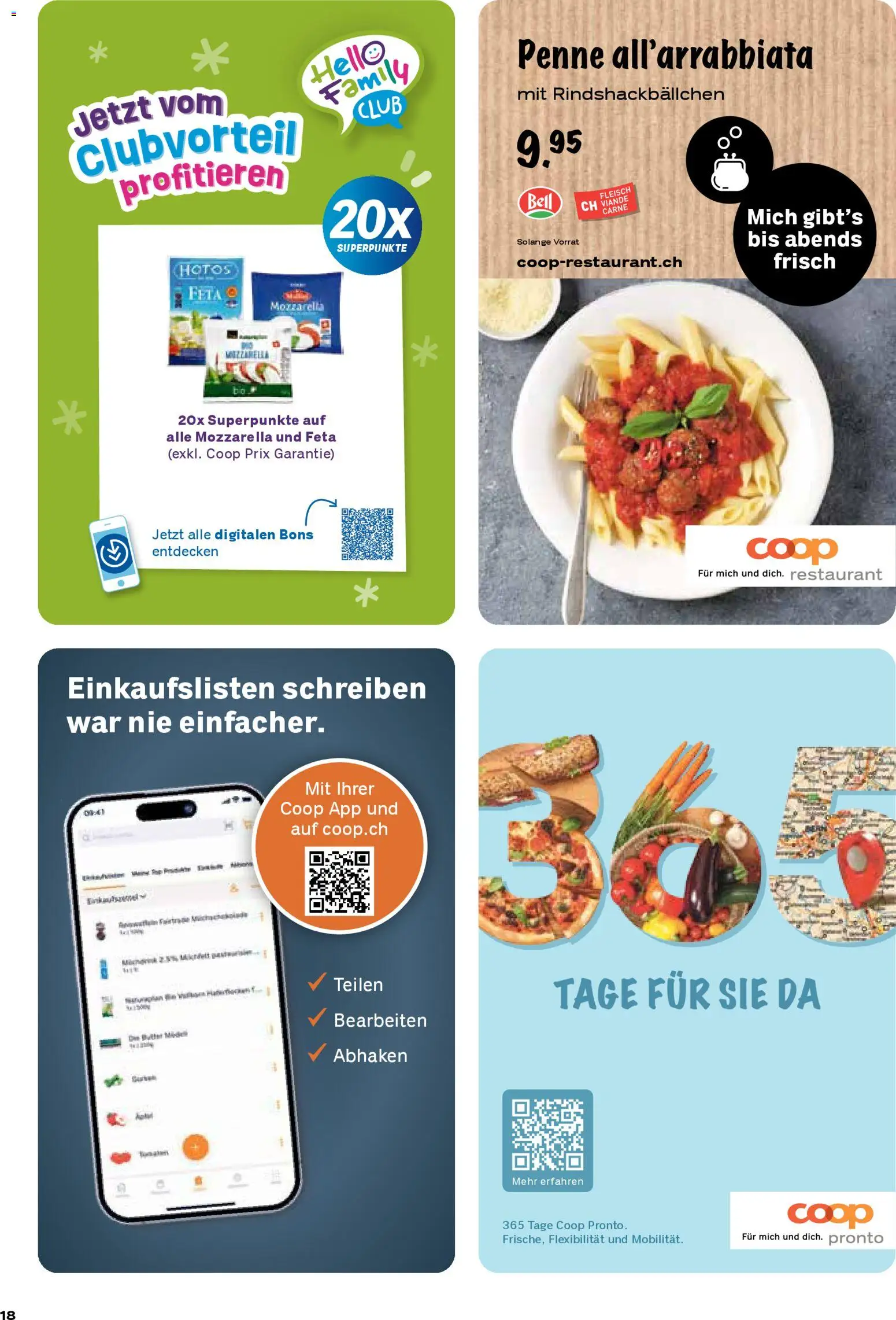 Coop aktionen – gültig ab 09.04.2026 | Seite: 18 | Produkte: Feta