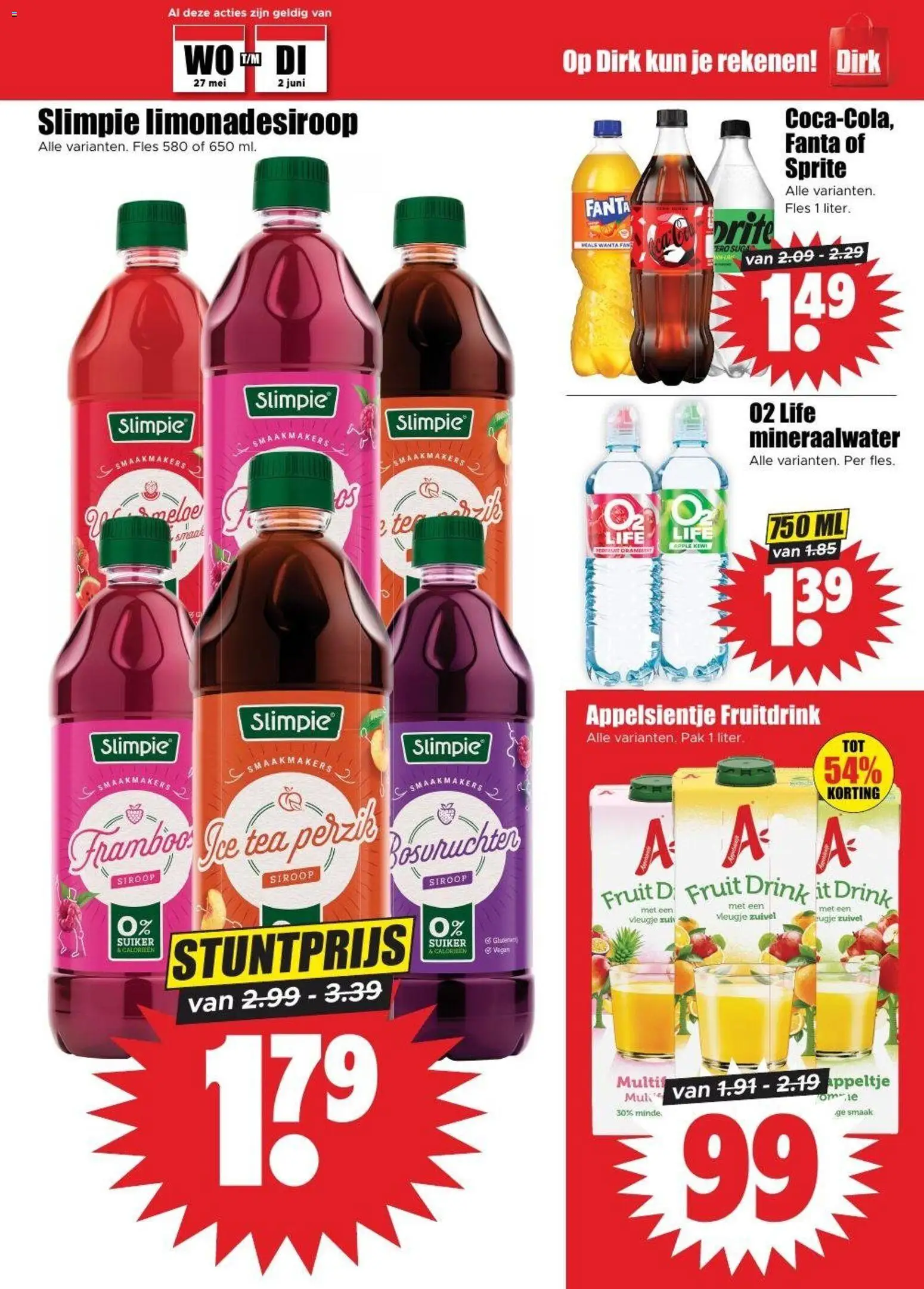 {H1} | Pagina: 15 | Producten: Waffelini, Kiwi, Sprite, Mineraalwater