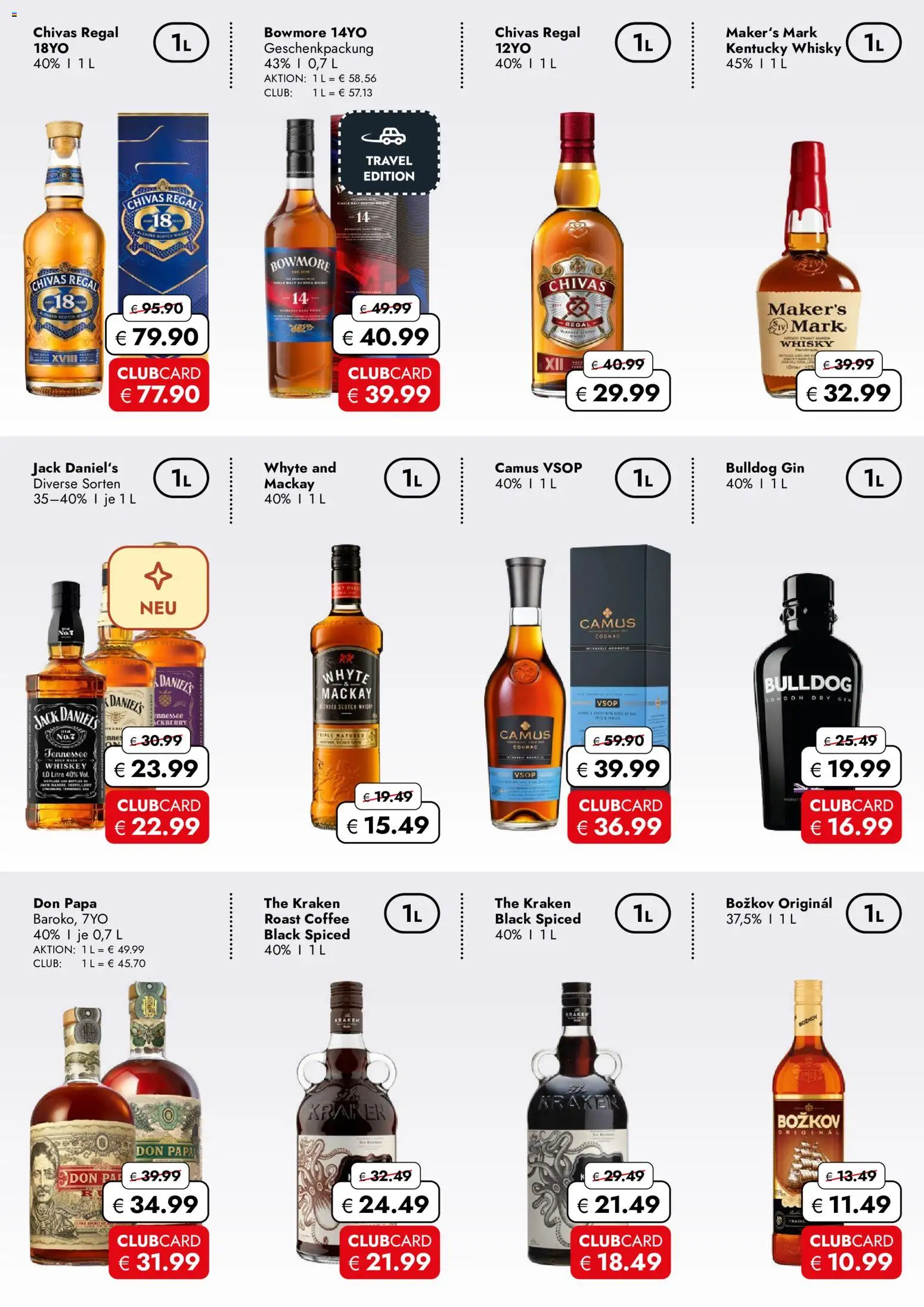 Travel FREE Flugblatt gültig ab 12.06.2026 | Seite: 2 | Produkte: Gin, Whiskey, Regal