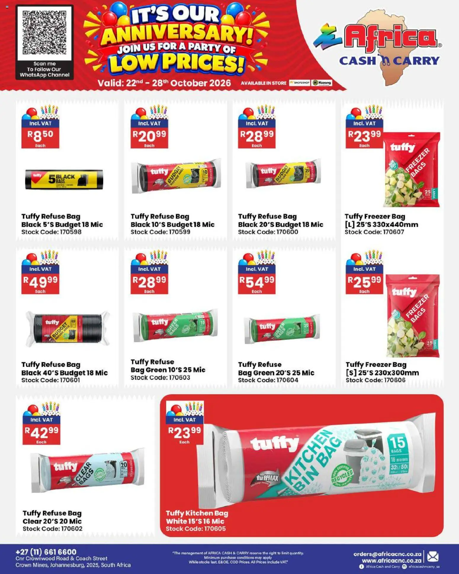 New Africa Cash & Carry catalogue – valid from 22/10/2026 | Page: 49