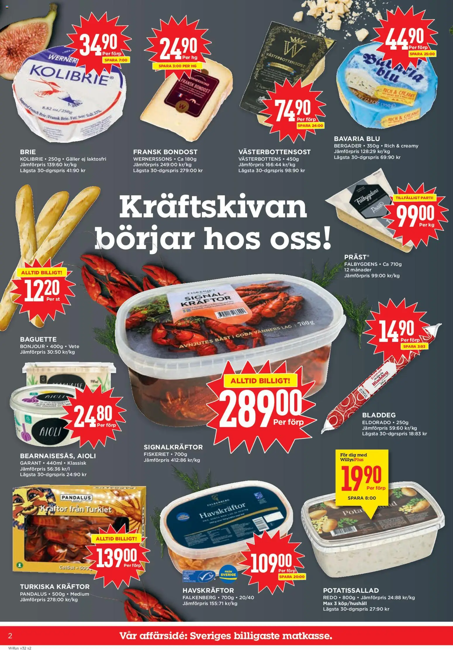 Willys reklamblad aktuell från 03/08/2026 | Sida: 2