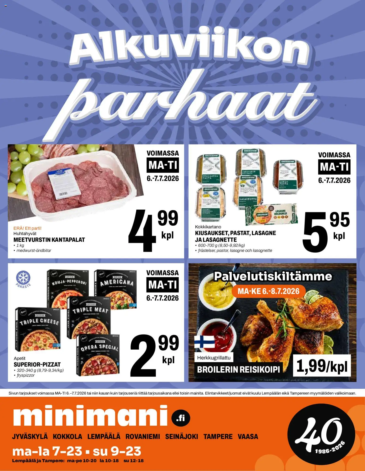 Minimani tarjoukset – voimassa 01/07/2026 alkaen | Sivu: 12
