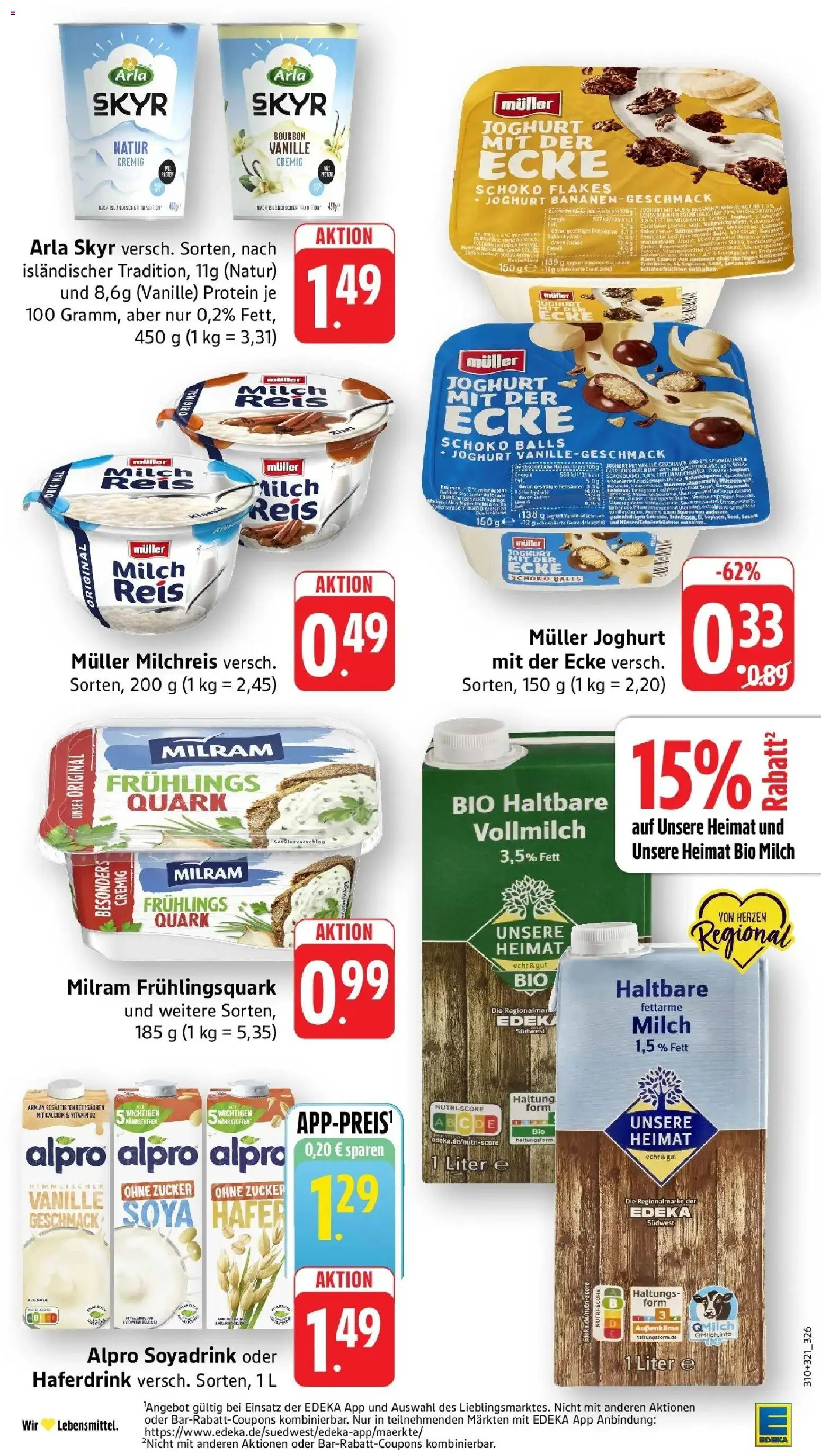 Edeka Prospekt Überlingen (ab 17.08.2026) » Angebote Online | Seite: 21 | Produkte: Cornflakes, Joghurt, Arla skyr, Bourbon