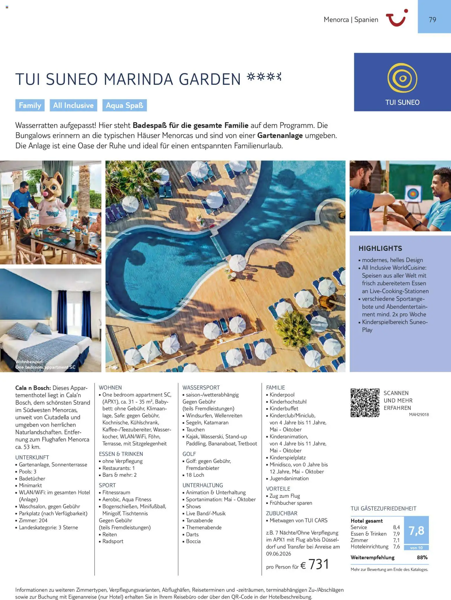 TUI Prospekt Südeuropa & Nordafrika 2026/27 – gültig ab 03.03.2026 | Seite: 79 | Produkte: Bosch, Bett, Wasser