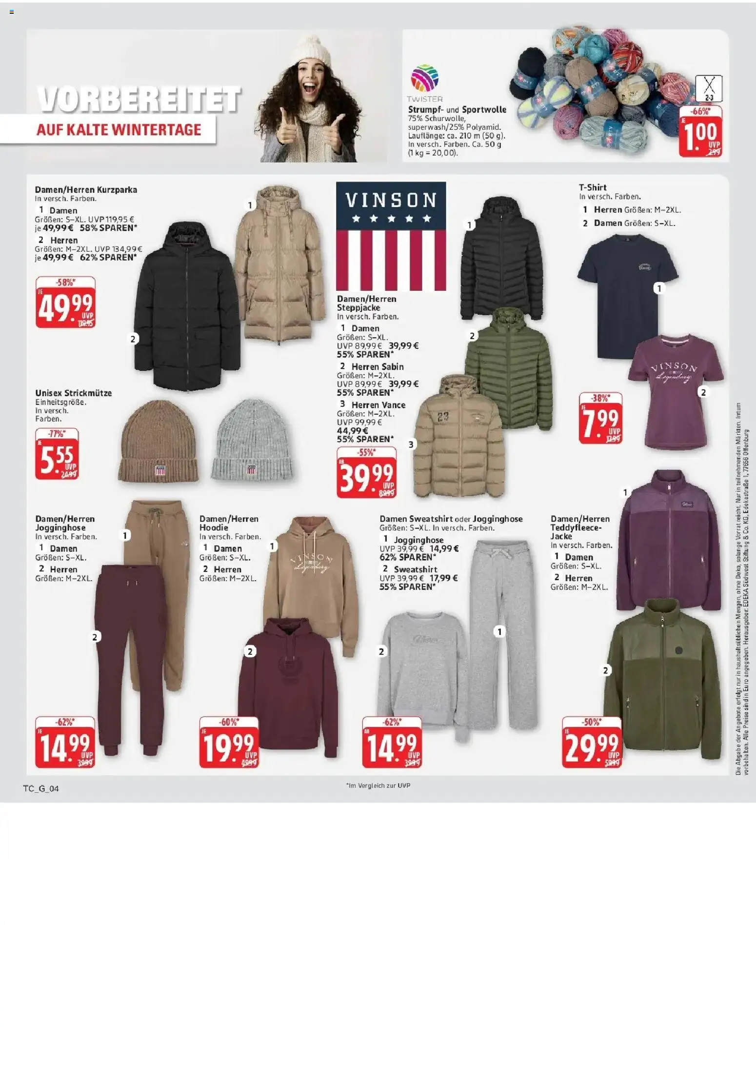 Edeka Prospekt Mainz-Weisenau (ab 19.10.2026) » Angebote Online | Seite: 81 | Produkte: Jogginghose, Sweatshirt, Hoodie, Jacke