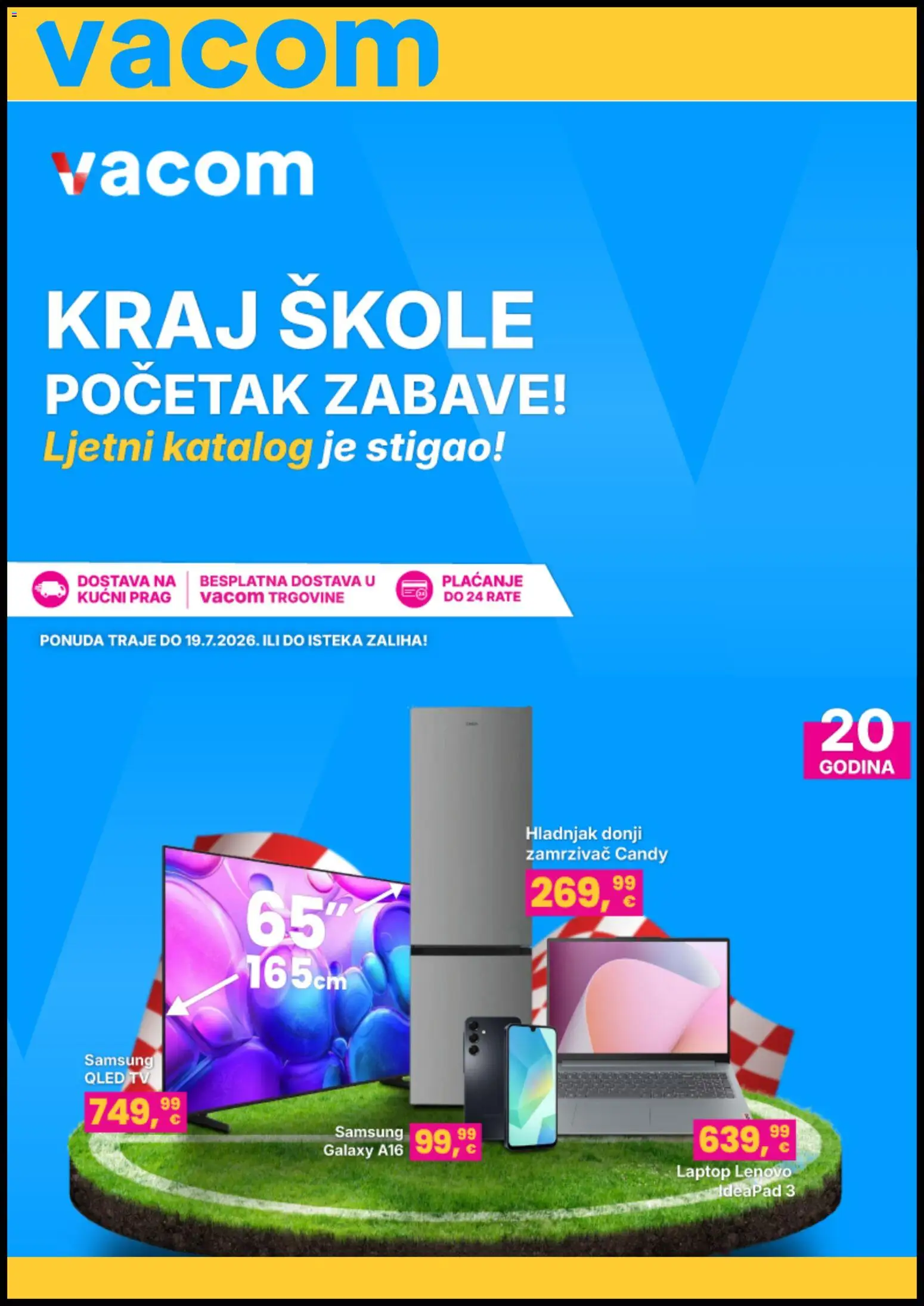 Vacom katalog | vrijedi od 06.07.2026 | Stranica: 1 | Proizvodi: Tv, Hladnjak, Zamrzivač