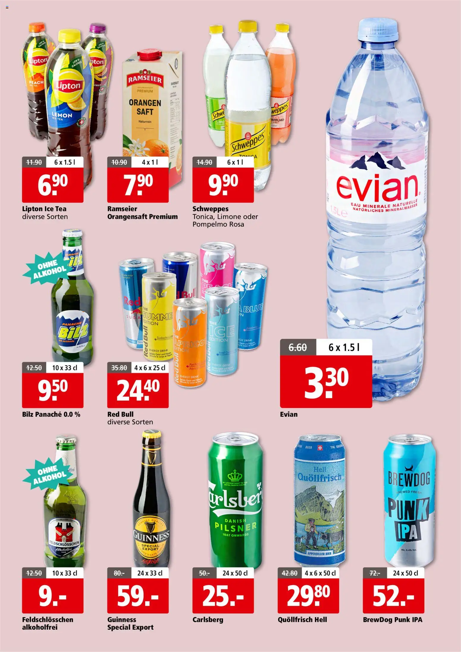 Aligro aktionen 2000 Schlieren, Gossau SG, Frauenfeld, Rapperswil-Jona, Sargans, Bern – gültig ab 08.06.2026 | Seite: 11 | Produkte: Orangensaft, Mineralwasser, Saft, Orangen