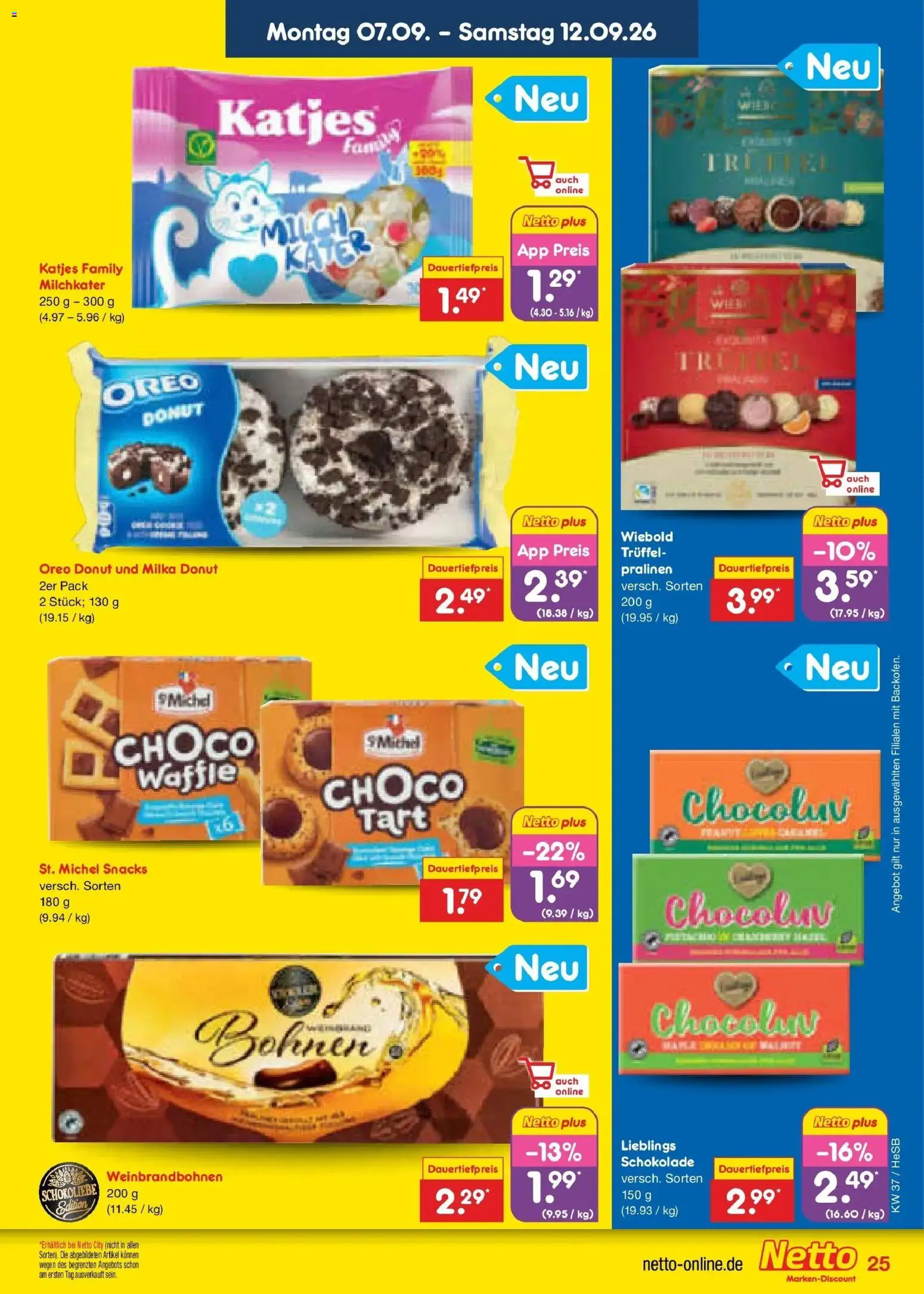 Netto Marken-Discount Prospekt Hamburg – gültig ab 07.09.2026 | Seite: 35 | Produkte: Schokolade, Katjes, Milka