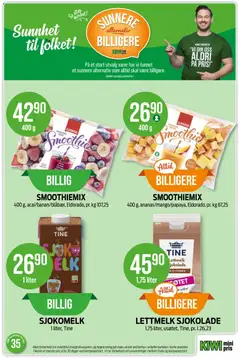 Forhåndsvisning av LETTMELK SJOKOLADE, 1,75 liter, usøtet, Tine gyldig fra 24/08/2026 | Side: 3