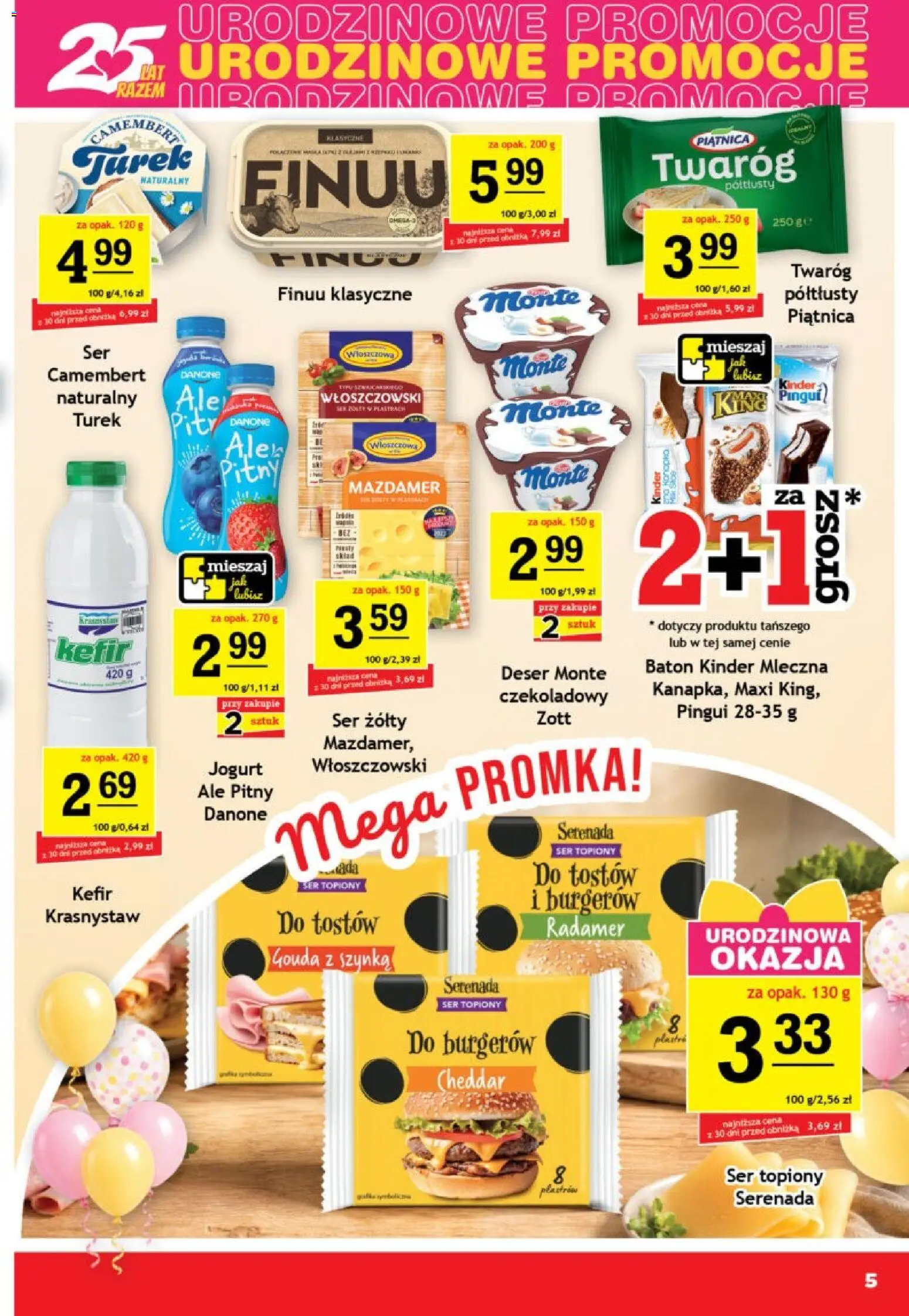Gram Market gazetka od 02.09.2026 | Strona: 5 | Produkty: Kefir, Baton, Jogurt, Twaróg