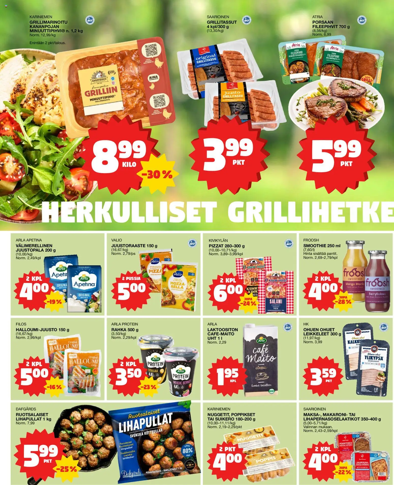 Tokmanni Ruokatarjoukset – voimassa 09/07/2026 alkaen | Sivu: 2