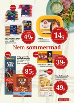Dagli'Brugsen - Tilbudsavis uge 29-30 gyldig fra 17/07/2026 | Side: 11 | Produkter: Pølser, Ribs, Spareribs, Bacon