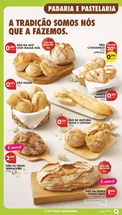 Pré-visualização PÃO DA AVÓ COM MASSA MÃE, Pão da Avó feito com massa mãe válido de 19.05.2026 | Página: 9 | Produtos: Forno, Padaria, Centeio, Massa