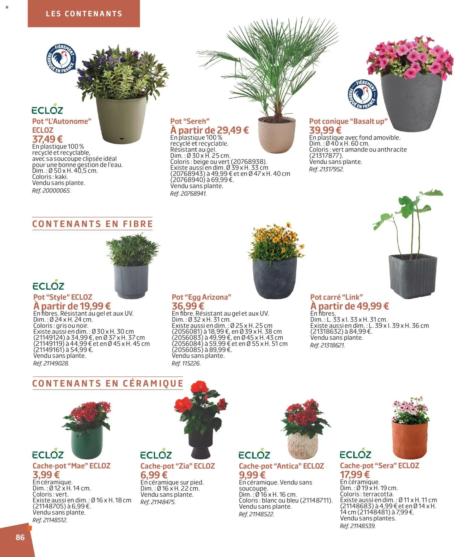 {H1} | Page: 86 | Produits: Amande, Arizona