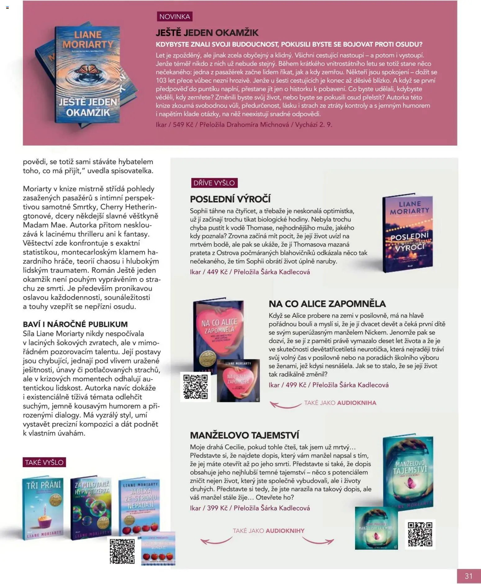 Luxor magazín od 01.09.2026 | Strana: 31 | Produkty: Jablka, Mysli