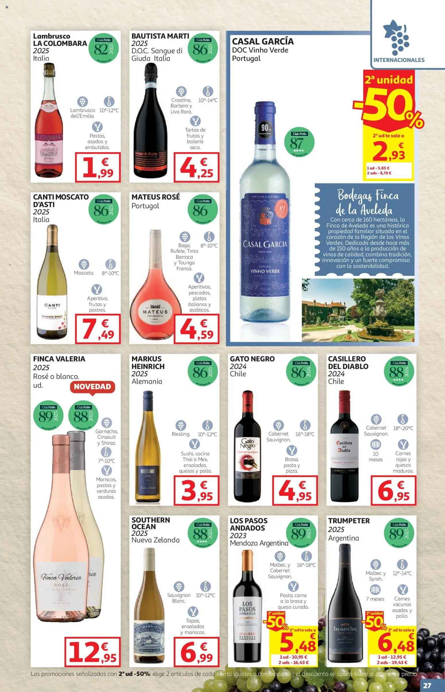Alcampo - HG Castilla La Mancha │ válido desde el 08/10/2026 | Página: 27 | Productos: Tartas, Queso, Pasta, Té