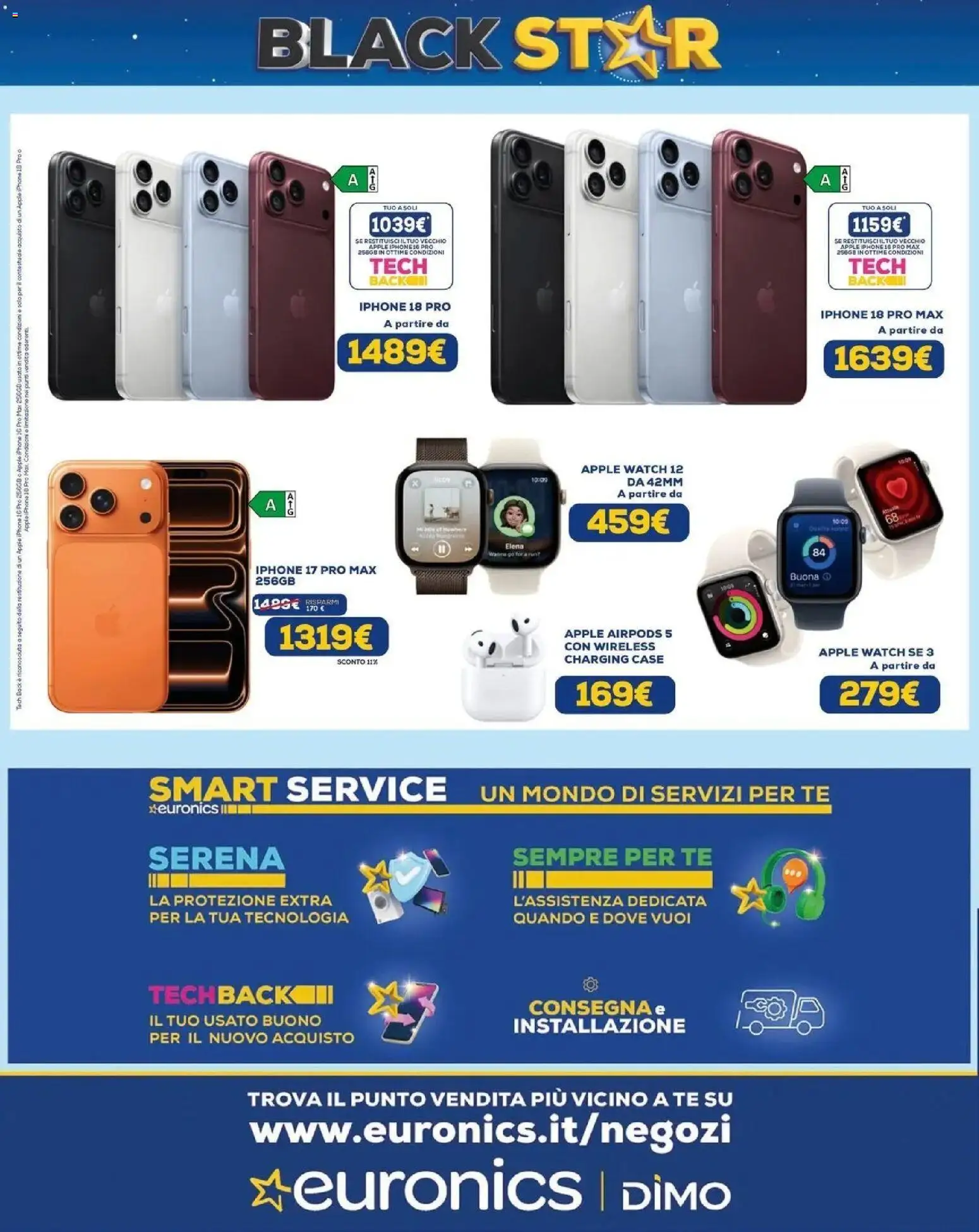 Nuovo Euronics volantino Venaria Reale dal 24/09/2026 > offerte anteprima 🛍️ | Pagina: 12 | Prodotti: Iphone, Tè, Apple Watch, Airpods