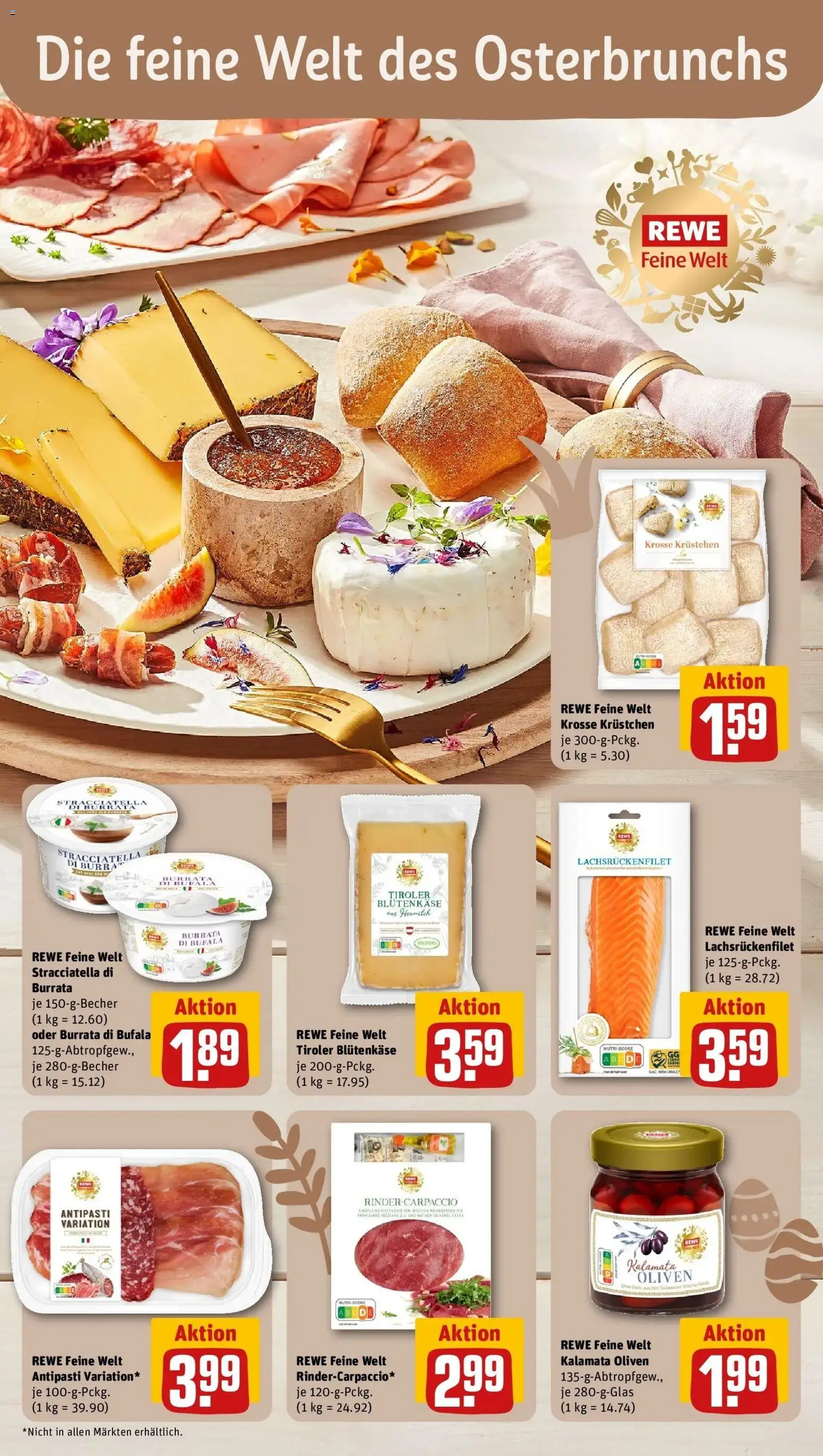 Rewe Prospekt Neunburg Vorm Wald	 – gültig ab 15.03.2026 | Seite: 24 | Produkte: Burrata