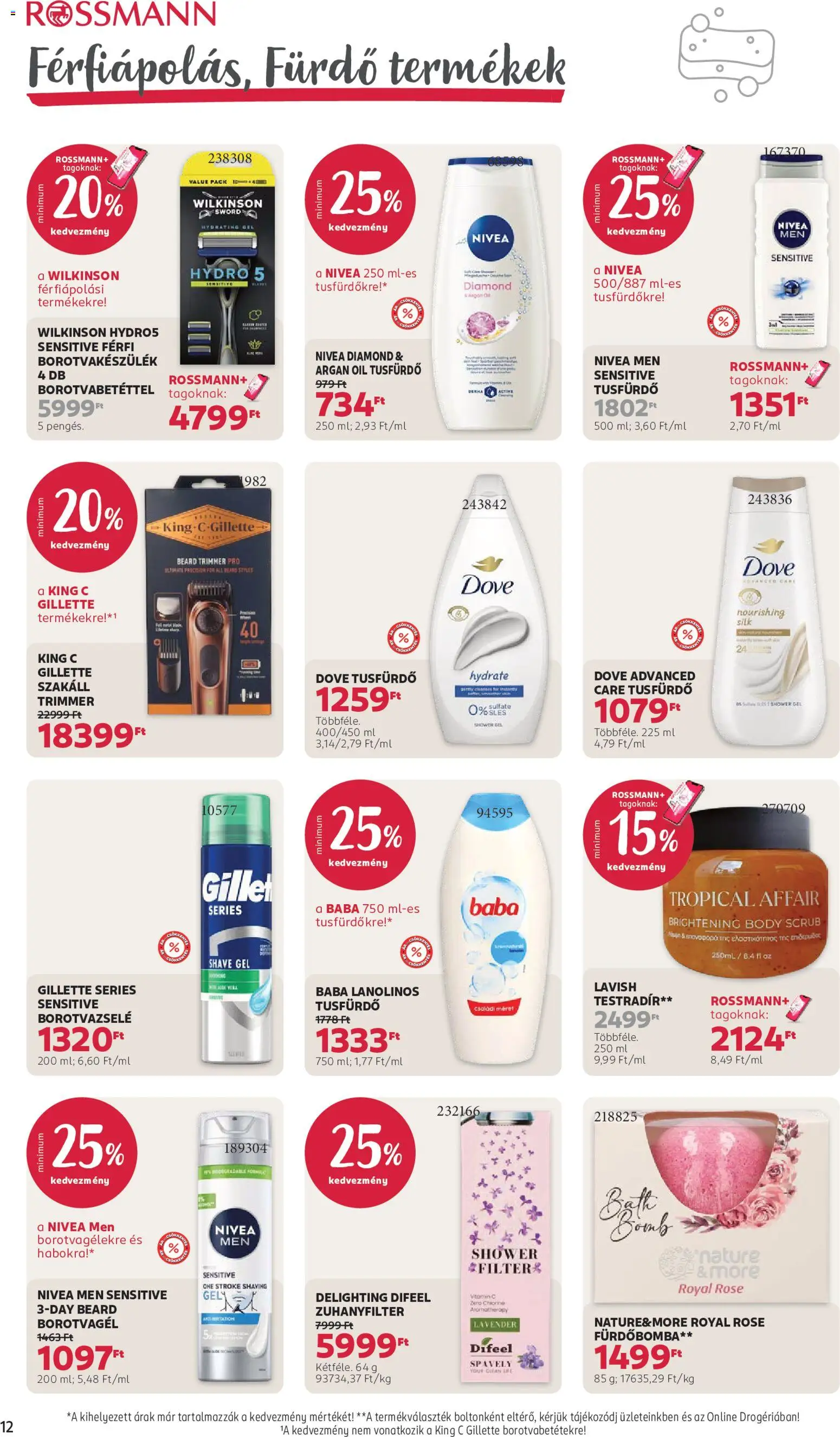 Rossmann akciós ujság - amely érvényes a következő dátumtól: 2026.08.03. | Oldal: 14 | Termékek: Body, Nivea, Borotvagél, Gél