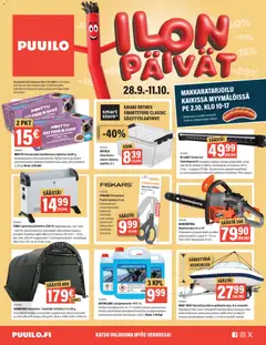 Puuilo-mainoslehti voimassa 28/09/2026 alkaen