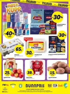 Forhåndsvisning av Bunnpris kundeavis gyldig fra 05/10/2026 | Side: 16 | Produkter: Salat, Poteter, Gårdsegg, Tomat